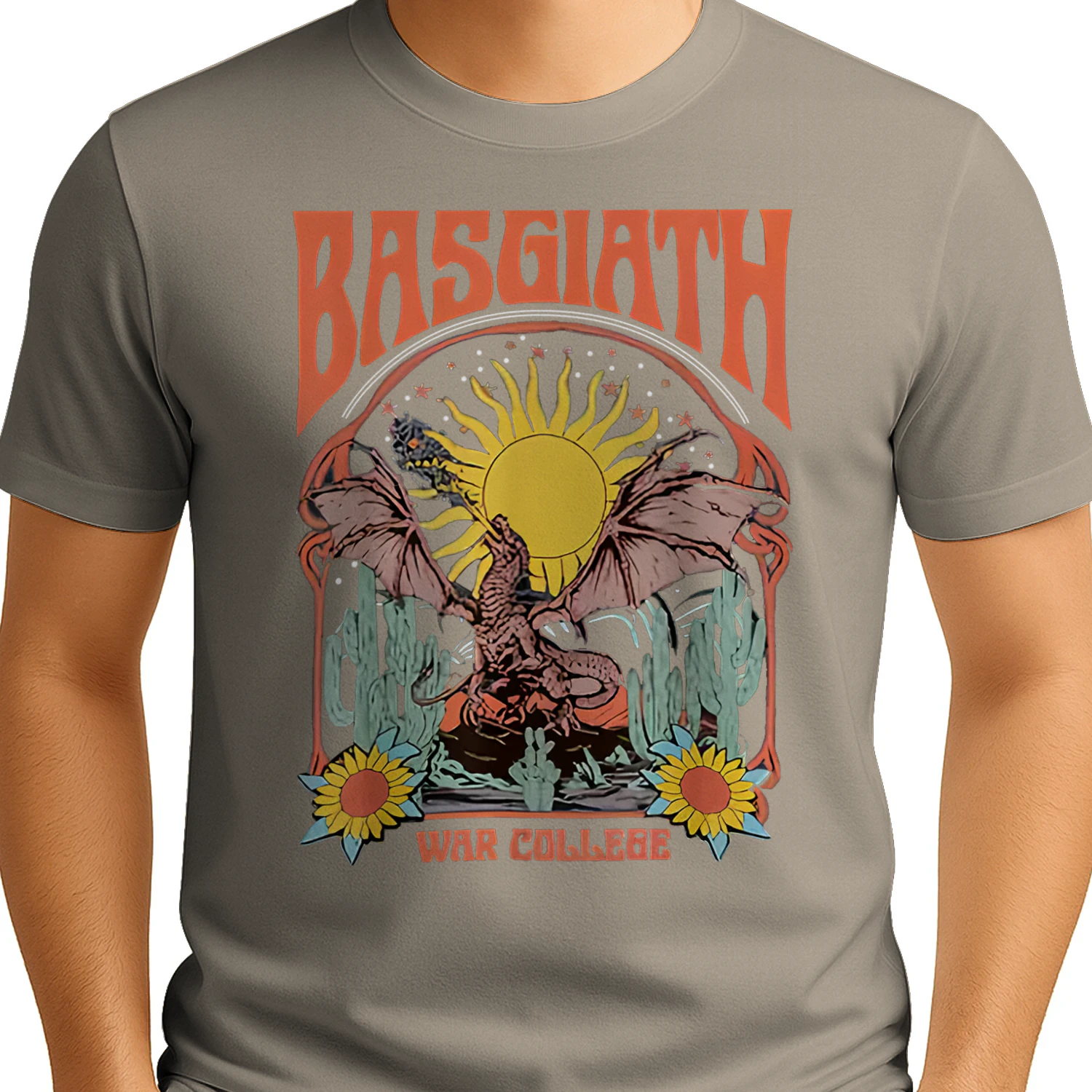Basgiath War College Heavy Cotton T-shirt 1 Side, Fourth Wing Gildan Tee, Dark Romance Book Shirt, Book Lover Gifts