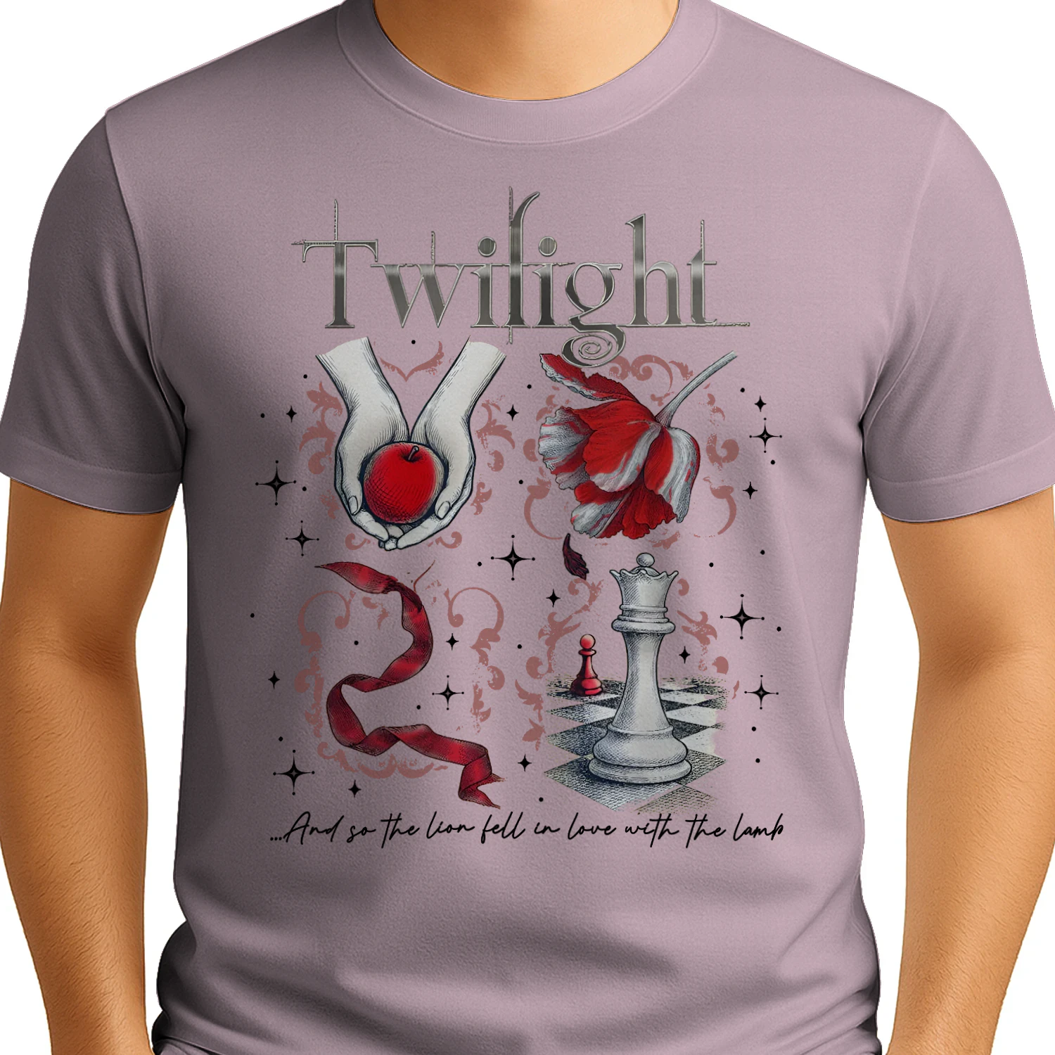 Twilight Series Heavy Cotton Light Colors T-shirt 2 Side, Young Adult Gildan Tee, Fantasy Romance Book Shirt, Book Lover Gifts