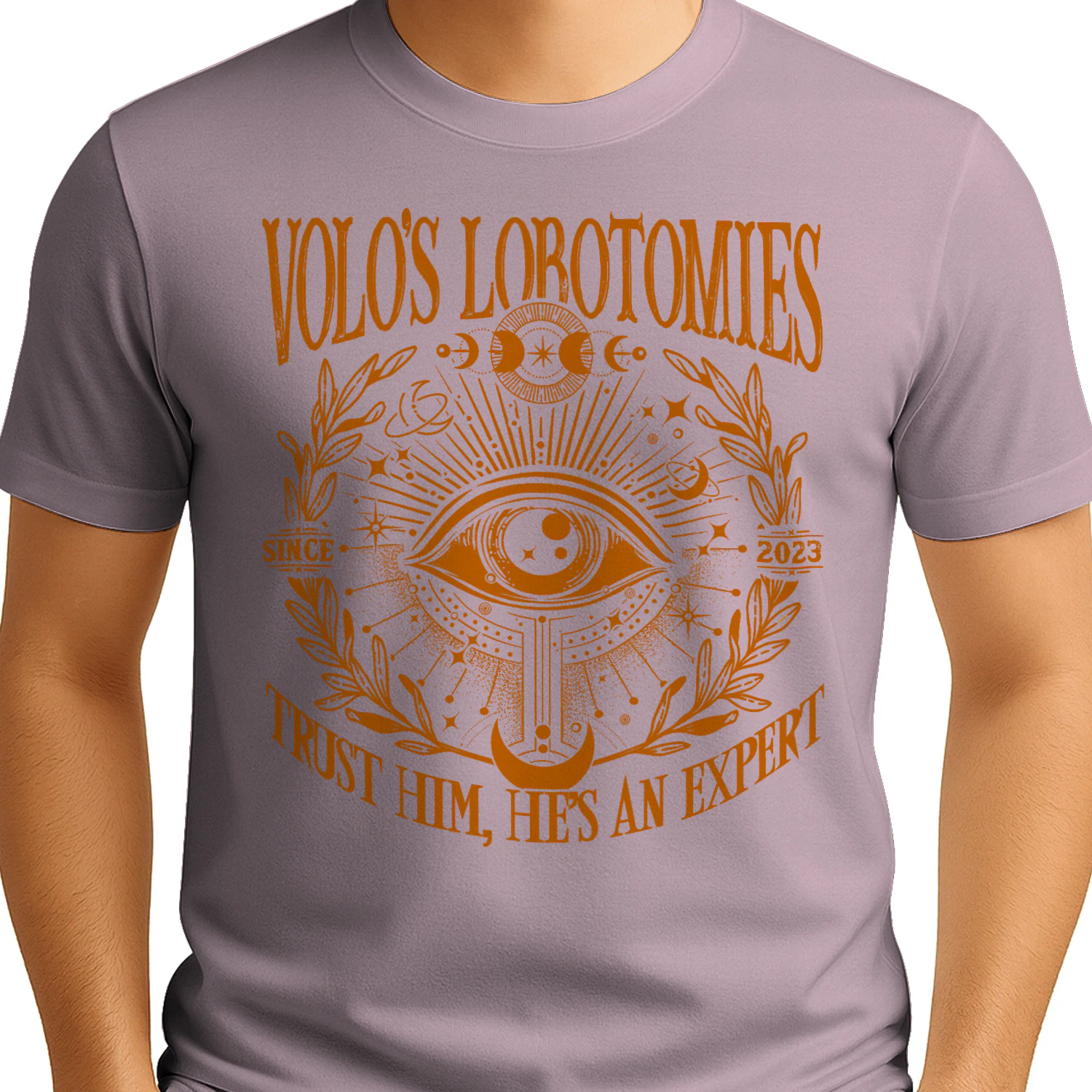 Volo’s Lobotomies Heavy Cotton Light Colors T-shirt 1 Side, High Fantasy Gildan Tee, Tabletop RPG Lore Shirt, Book Lover Gifts