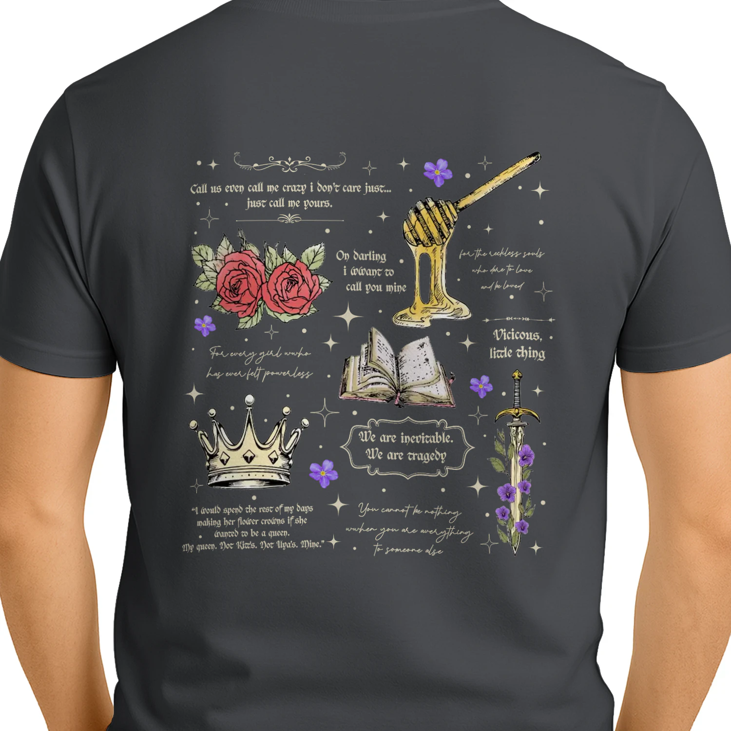 My Weekend Is Fully Booked Heavy Cotton Dark Colors T-shirt 2 Side, Fearless The Powerless Trilogy Gildan Tee, Young Adult Book Shirt, Book Lover Gifts