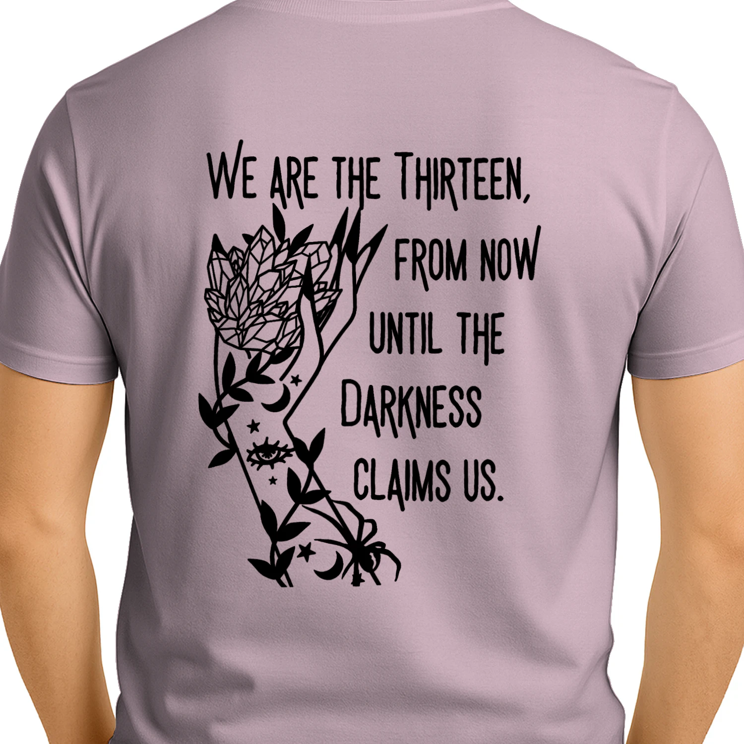 Abraxos Flower Heavy Cotton Light Colors T-shirt 2 Side, Throne of Glass Gildan Tee, Epic High Fantasy Book Shirt, Book Lover Gifts