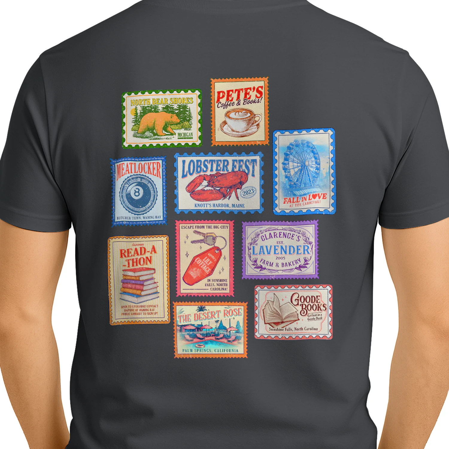 Literature Book Heavy Cotton Shirt 2 Side, Novels Book Tee, Series Book Shirt, Book Lover Gifts