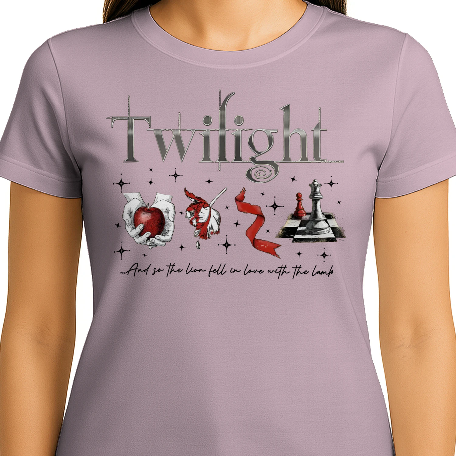 Twilight Series Heavy Cotton Light Colors T-shirt 2 Side, Young Adult Gildan Tee, Fantasy Romance Book Shirt, Book Lover Gifts