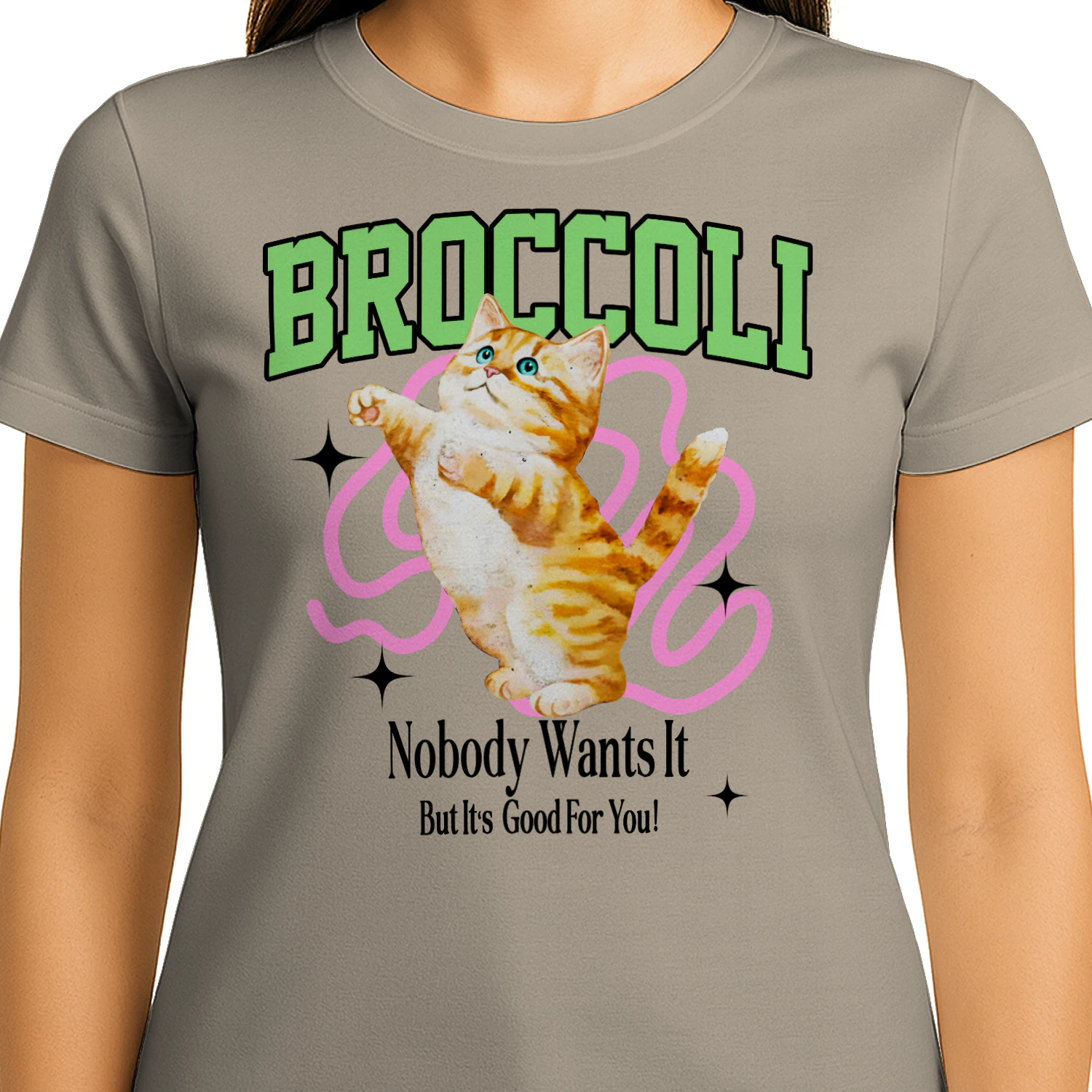 Broccoli The Fierce Heavy Cotton Light Colors T-shirt 1 Side, Fourth Wing Gildan Tee, Fantasy Romance Book Shirt, Book Lover Gifts
