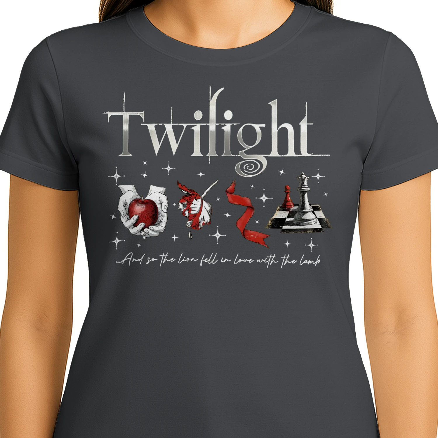 Twilight Series Heavy Cotton Dark Colors T-shirt 2 Side, Young Adult Gildan Tee, Fantasy Romance Book Shirt, Book Lover Gifts