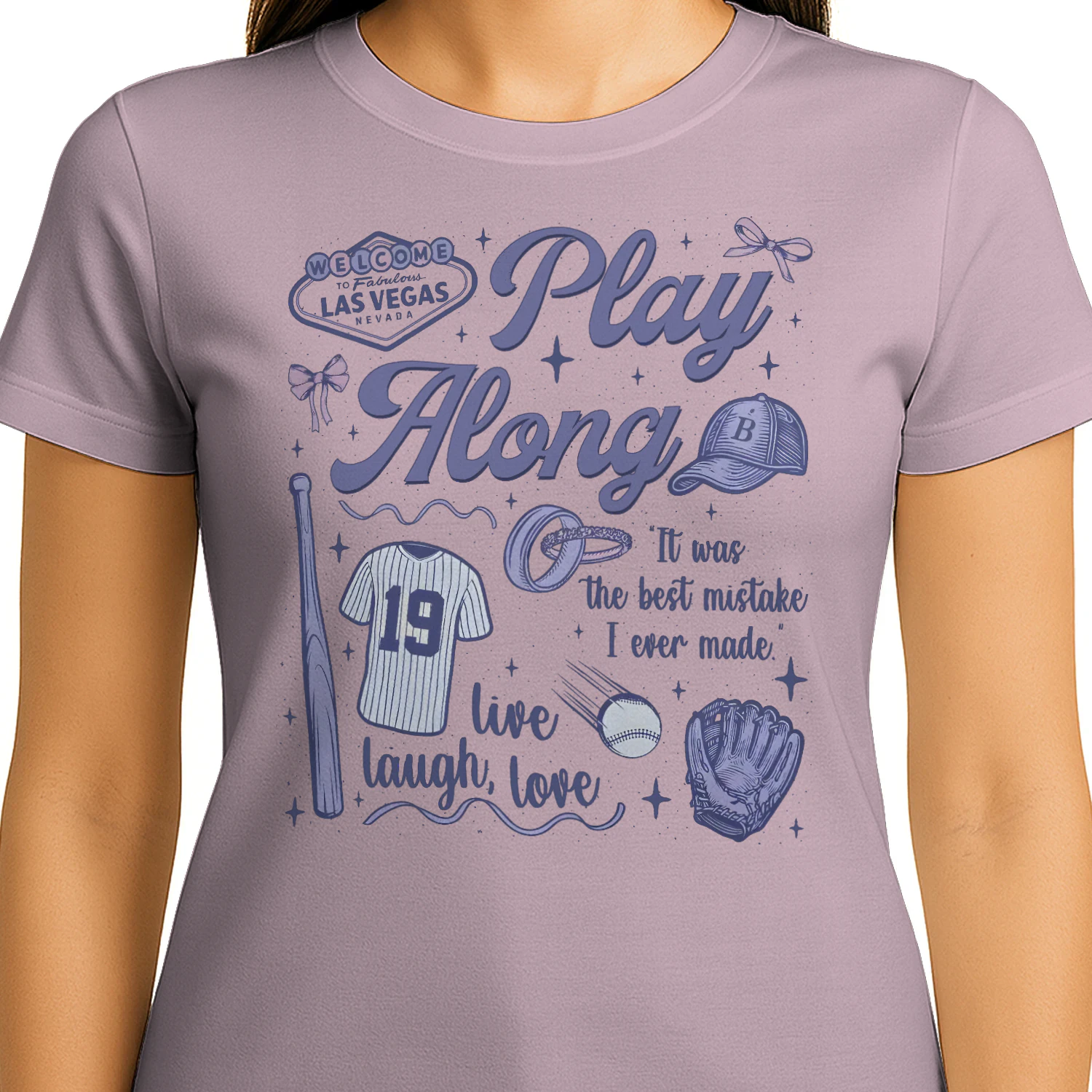 Play Along Heavy Cotton Light Colors T-shirt 1 Side, Windy City Gildan Tee, Romantasy Shirt, Book Lover Gifts