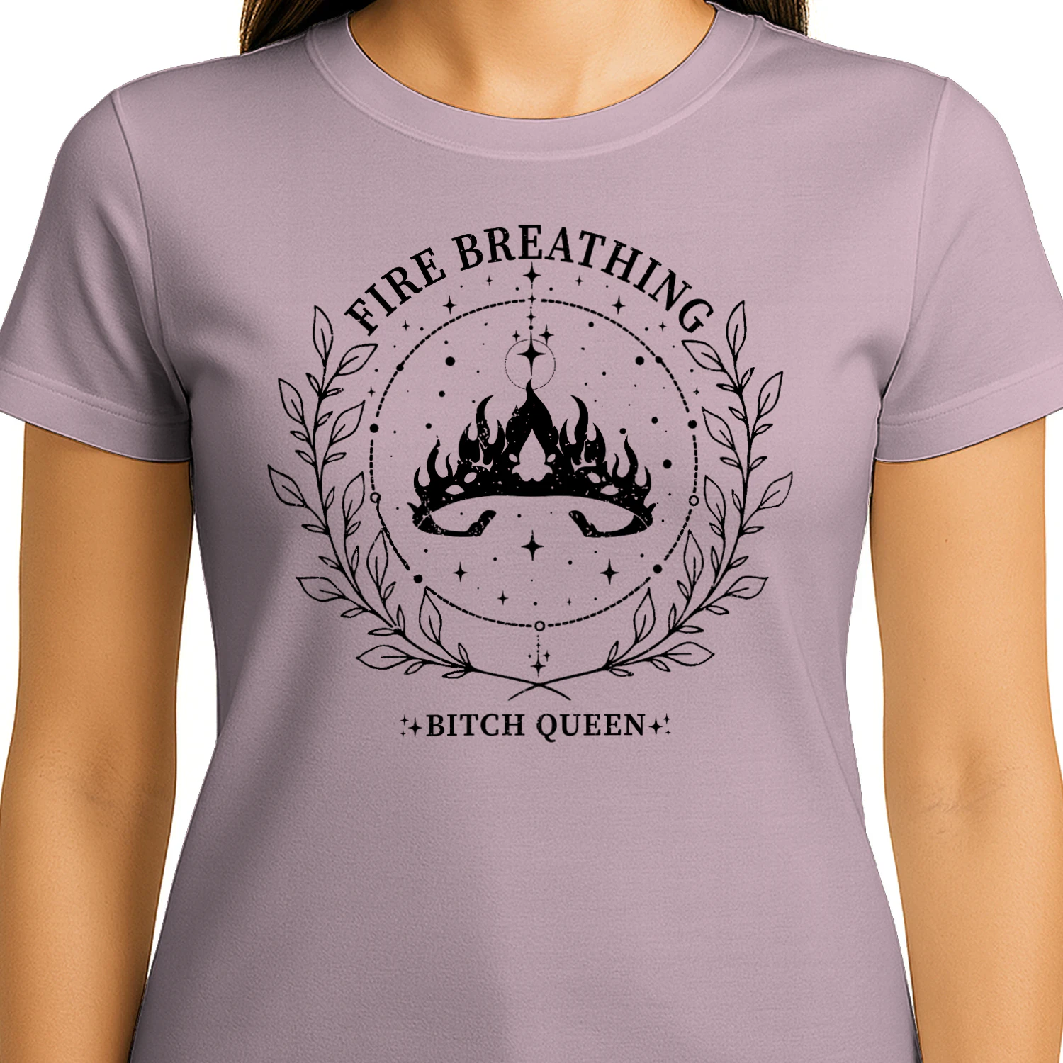 Fire Breathing Heavy Cotton Light Colors T-shirt 2 Side, Throne of Glass Gildan Tee, Epic High Fantasy Book Shirt, Book Lover Gifts
