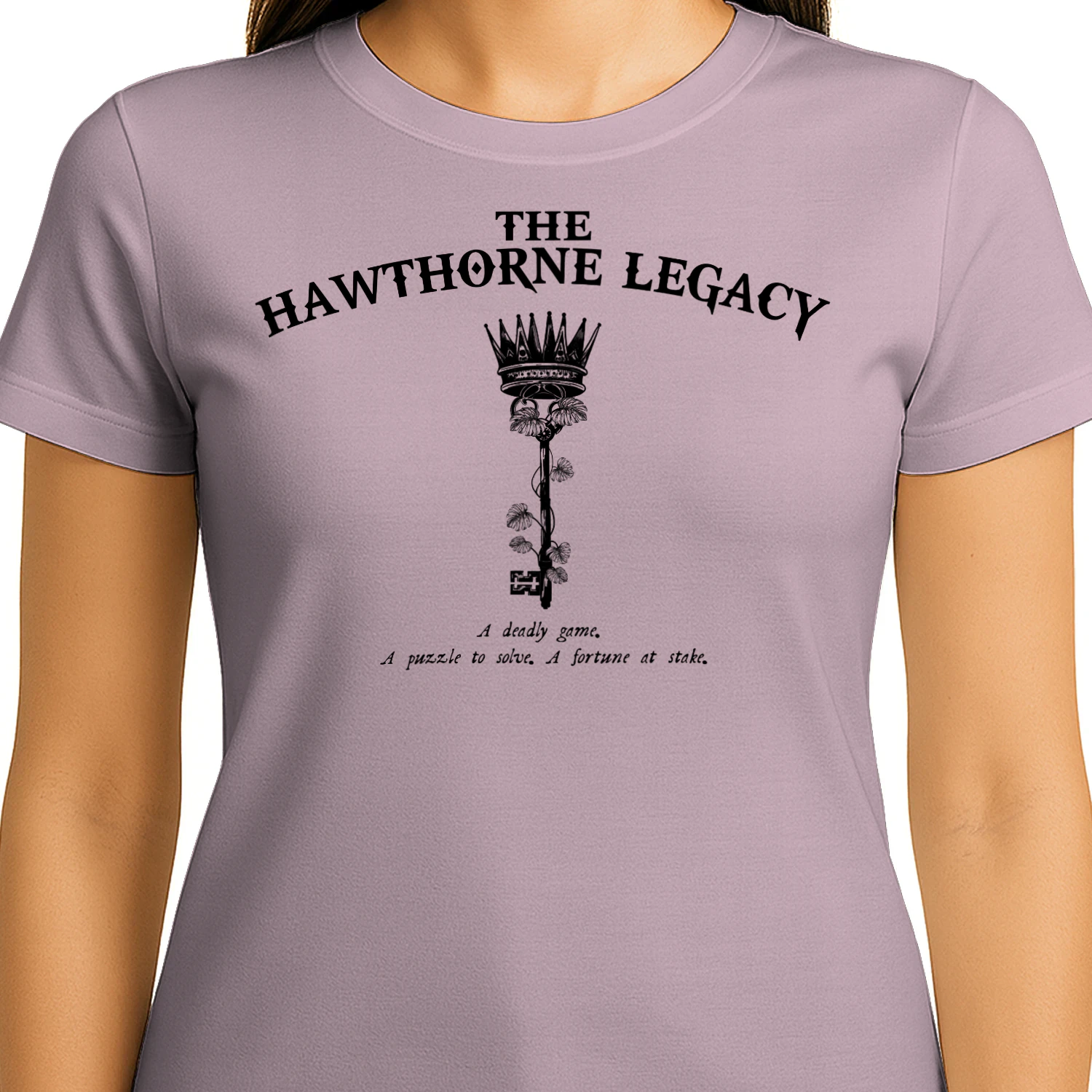 The Hawthorne Legacy Heavy Cotton Light Colors T-shirt 1 Side, The Inheritance Games Gildan Tee, YA Romance Club Shirt, Book Lover Gifts