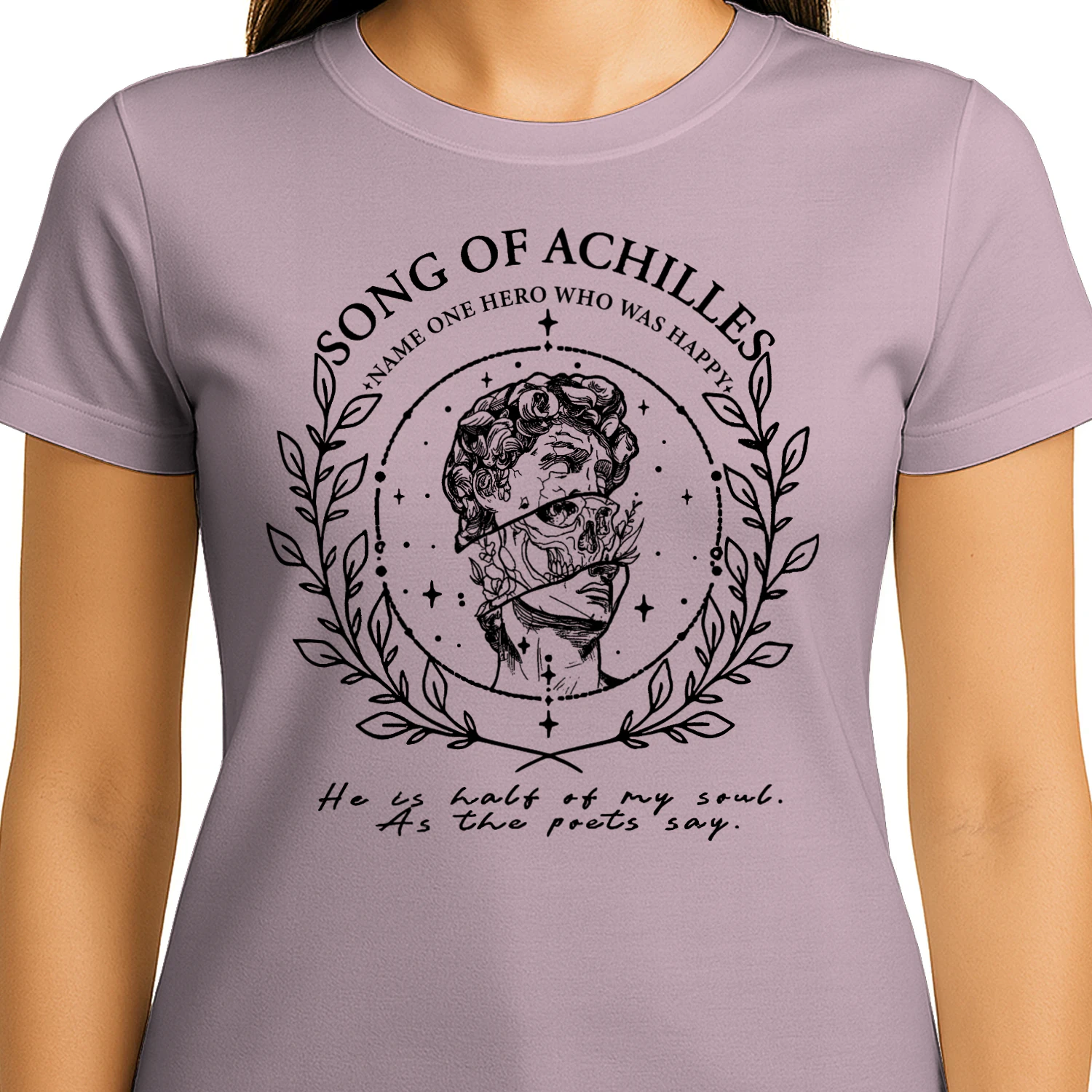 The Song of Achilles Heavy Cotton Light Colors T-shirt 2 Side, Classic Retellings Gildan Tee, Mythological Retellings Book Shirt, Book Lover Gifts