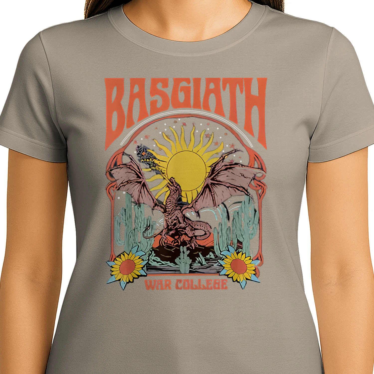 Basgiath War College Heavy Cotton T-shirt 1 Side, Fourth Wing Gildan Tee, Dark Romance Book Shirt, Book Lover Gifts