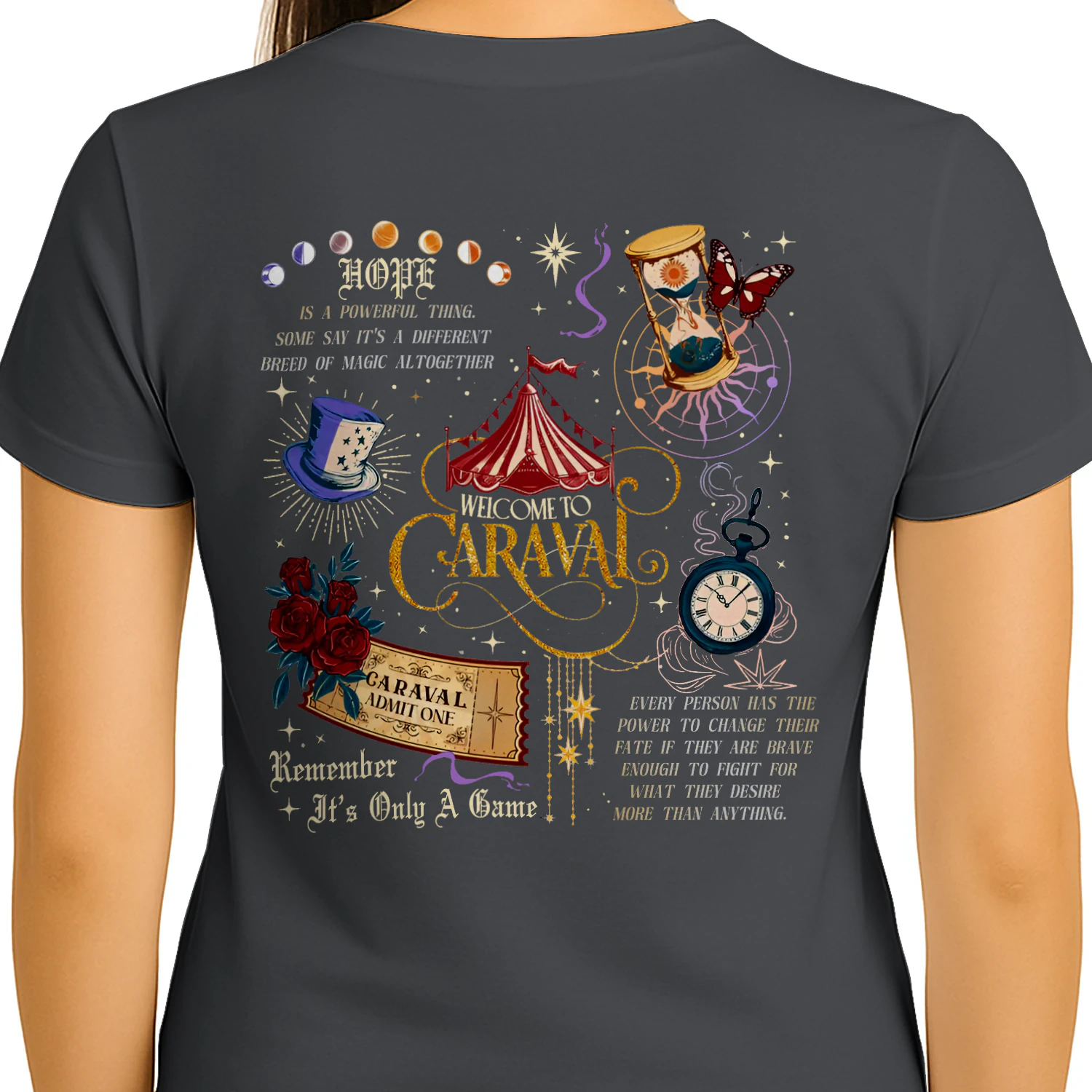 My Weekend Is Fully Booked Heavy Cotton Dark Colors T-shirt 2 Side, Caraval Series Gildan Tee, Young Adult Book Shirt, Book Lover Gifts