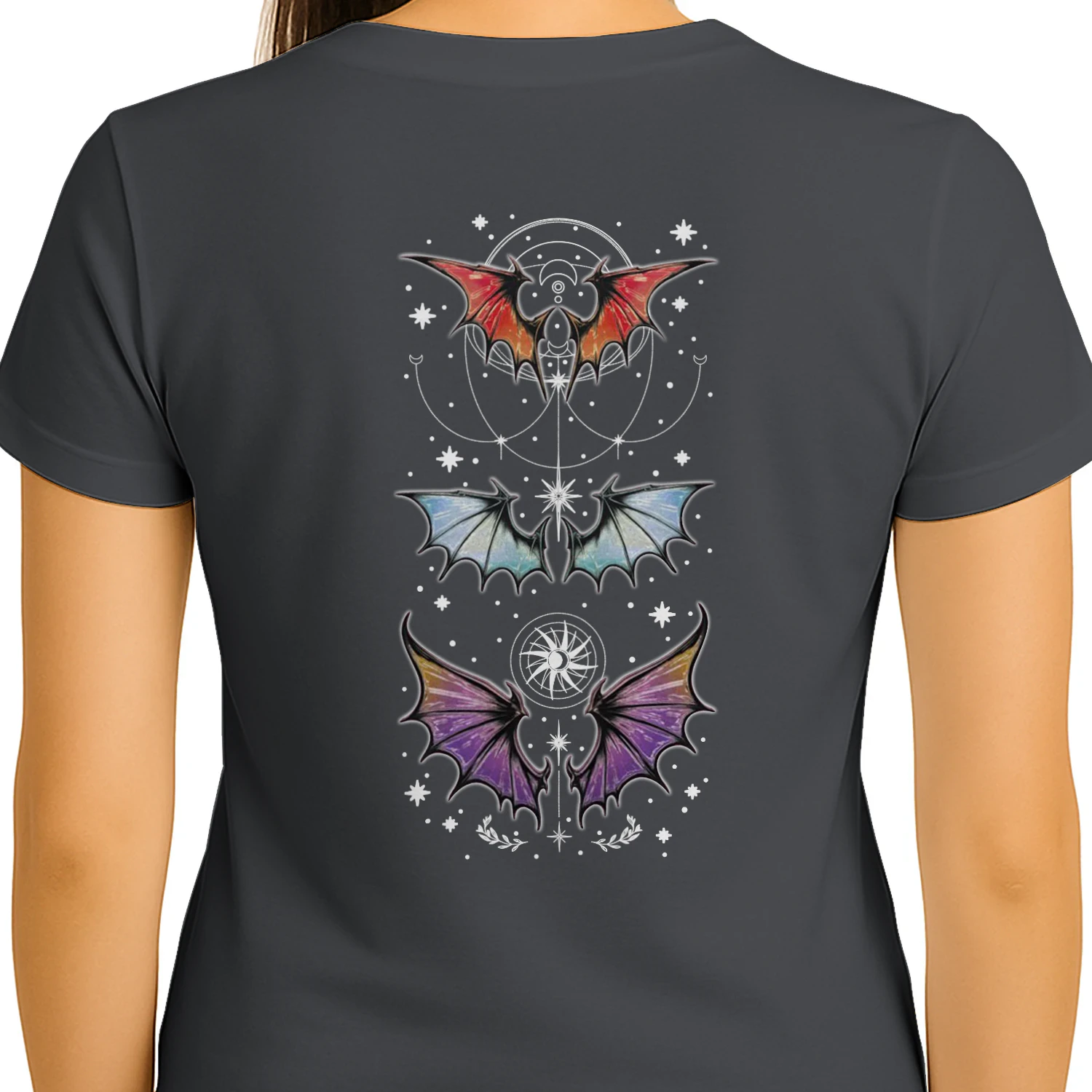 Book Girl Summer Heavy Cotton Dark Colors T-shirt 2 Side, ACOTAR Series Gildan Tee, Romantasy Book Shirt, Book Lover Gifts
