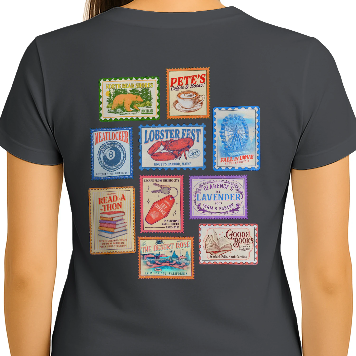Literature Book Heavy Cotton Shirt 2 Side, Novels Book Tee, Series Book Shirt, Book Lover Gifts