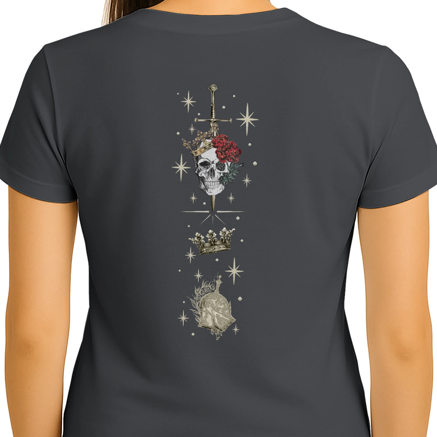 Book Girl Summer Heavy Cotton Dark Colors T-shirt 2 Side, The Enemy Series Gildan Tee, Survival Horror Book Shirt, Book Lover Gifts