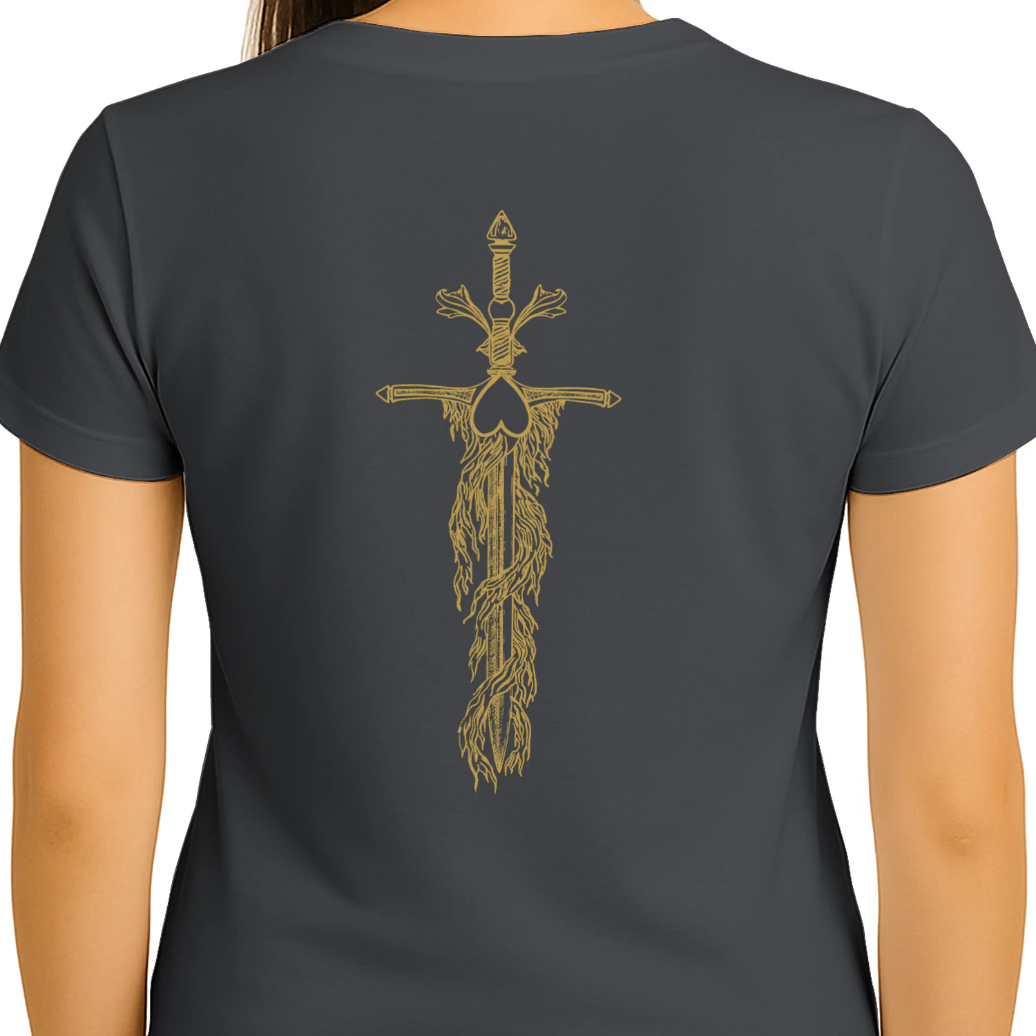 Fire Breathing Heavy Cotton Dark Colors T-shirt 2 Side, Throne of Glass Gildan Tee, Epic High Fantasy Book Shirt, Book Lover Gifts