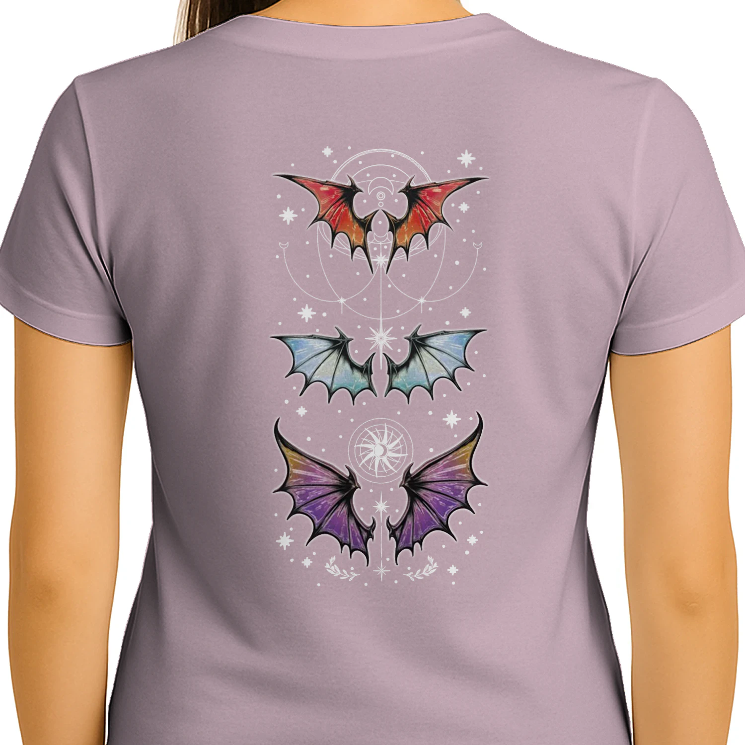 Book Girl Summer Heavy Cotton Light Colors T-shirt 2 Side, ACOTAR Series Gildan Tee, Romantasy Book Shirt, Book Lover Gifts