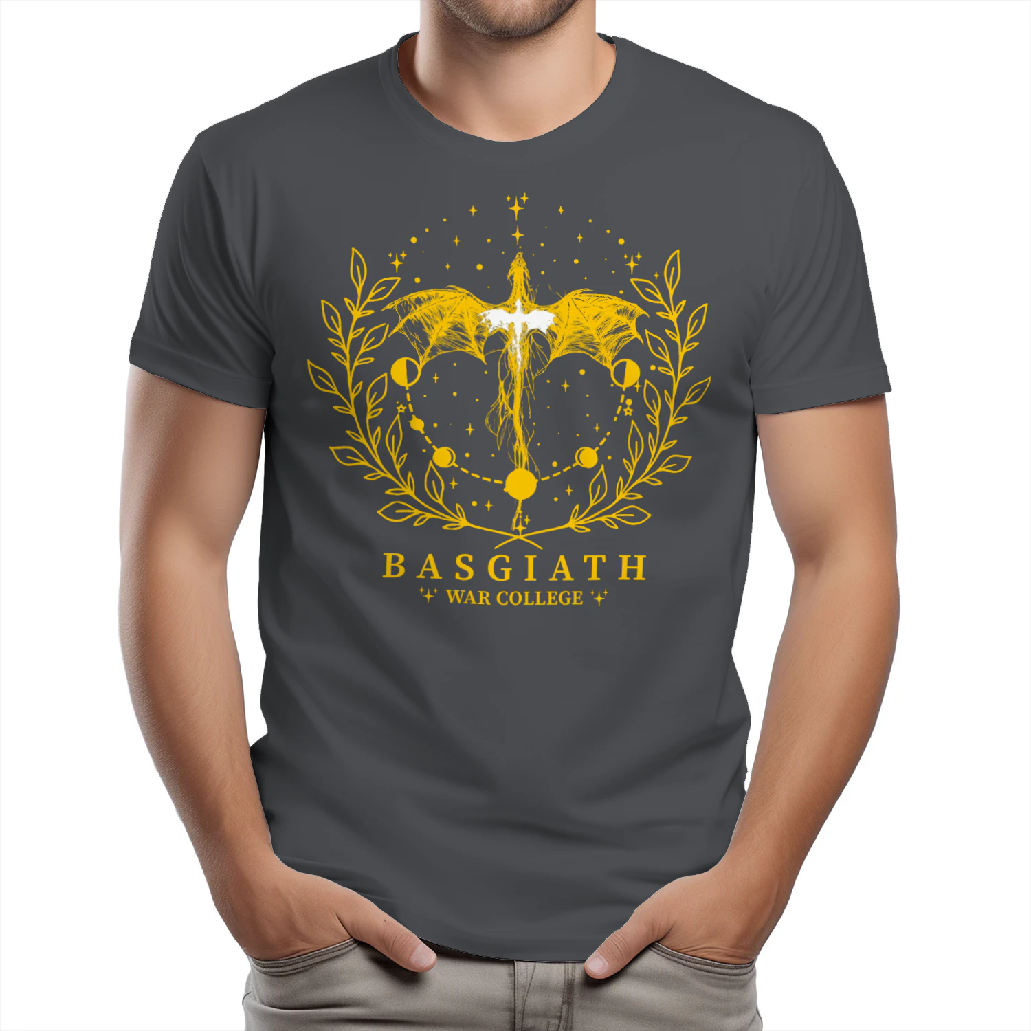 Basgiath War College Heavy Cotton Shirt 2 Side, Fourth Wing Series Tee, Romantasy Shirt, Book Lover Gifts
