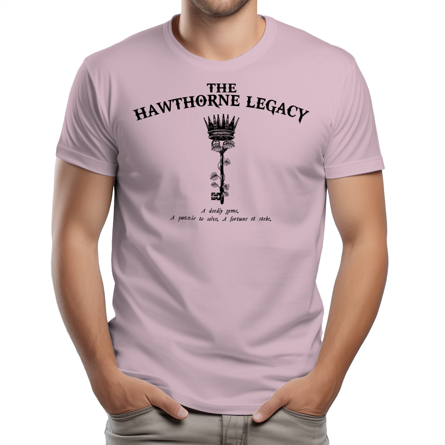 The Hawthorne Legacy Heavy Cotton Light Colors T-shirt 1 Side, The Inheritance Games Gildan Tee, YA Romance Club Shirt, Book Lover Gifts