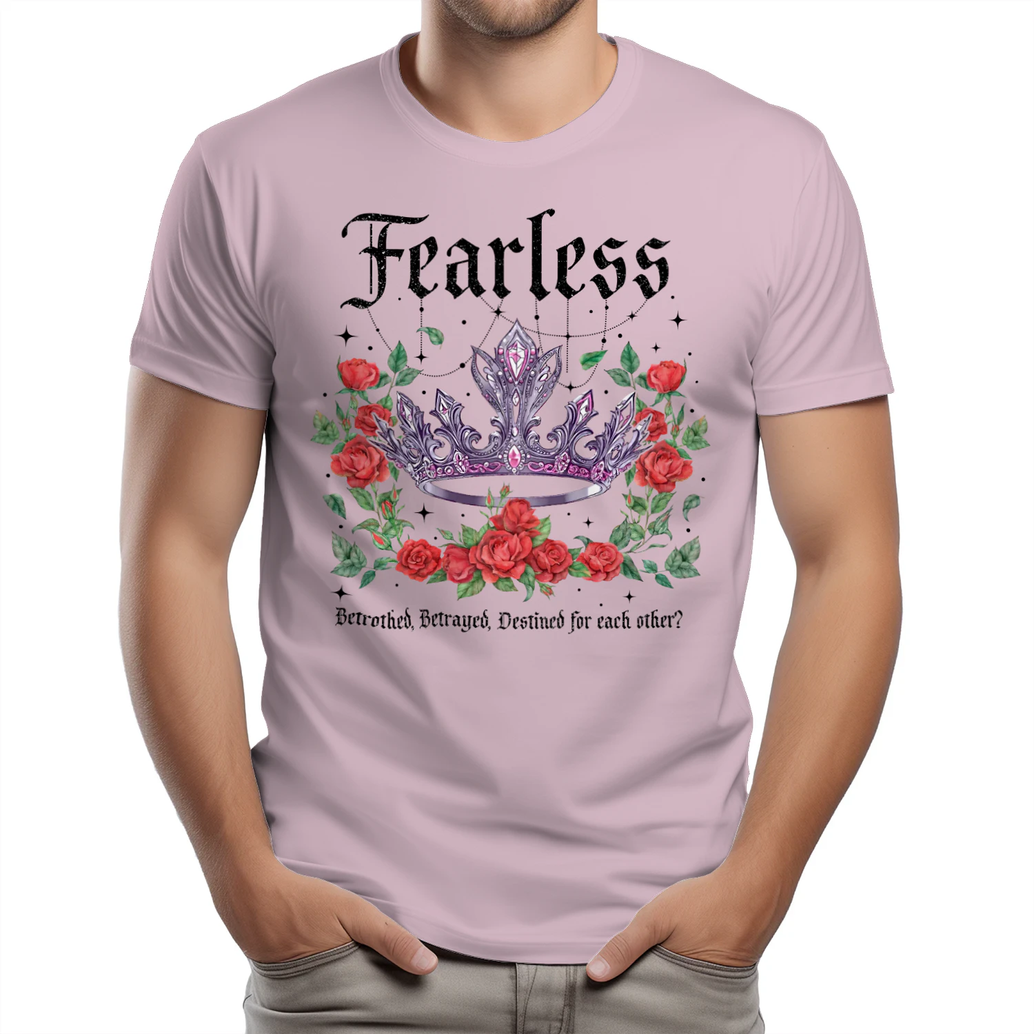 Fearless Heavy Cotton Light Colors T-shirt 2 Side, The Powerless Trilogy Gildan Tee, Fantasy Romance Book Shirt, Book Lover Gifts