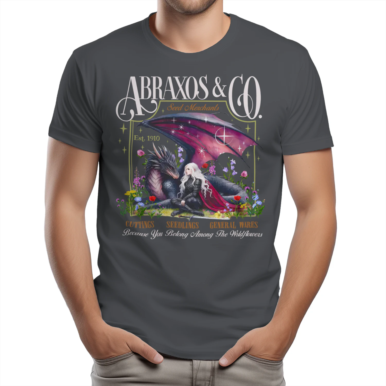 Abraxos Manon Blackbeak Heavy Cotton Dark Colors T-shirt 1 Side, Throne of Glass Gildan Tee, High Fantasy Book Shirt, Book Lover Gifts