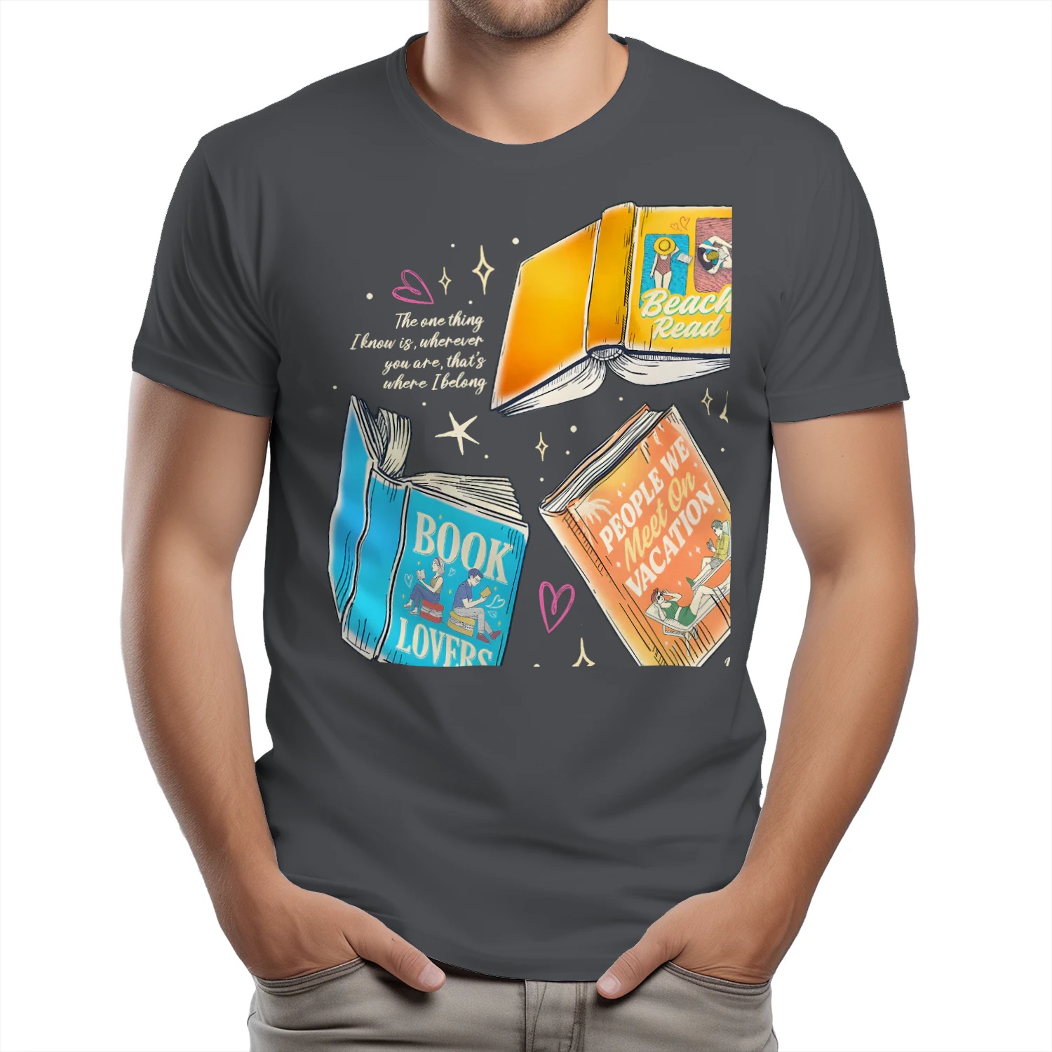 Literature Book Heavy Cotton Shirt 2 Side, Novels Book Tee, Series Book Shirt, Book Lover Gifts