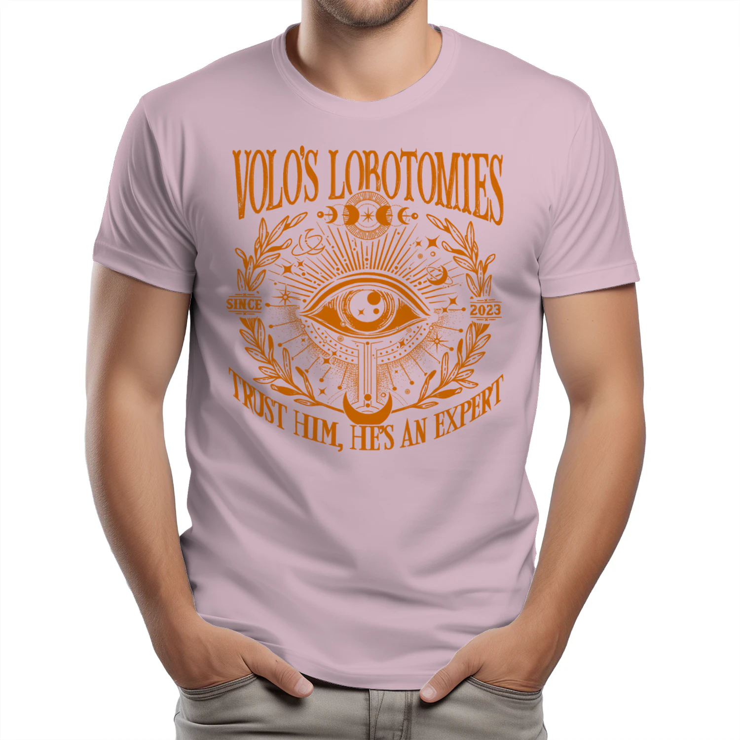 Volo’s Lobotomies Heavy Cotton Light Colors T-shirt 1 Side, High Fantasy Gildan Tee, Tabletop RPG Lore Shirt, Book Lover Gifts