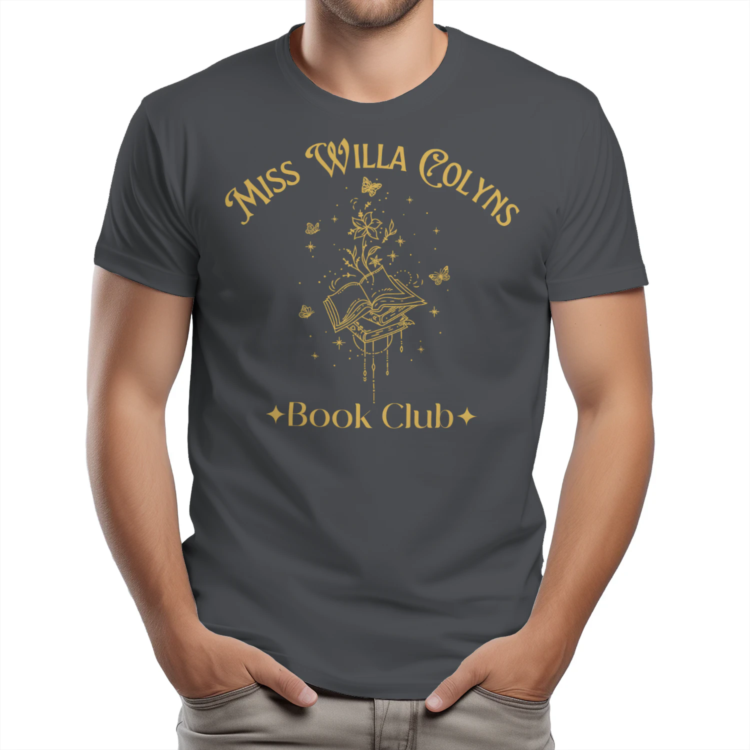 Miss Willa Colyns Heavy Cotton Dark Colors T-shirt 1 Side, The Shepherd King Gildan Tee, Dark Fantasy Shirt, Book Lover Gifts