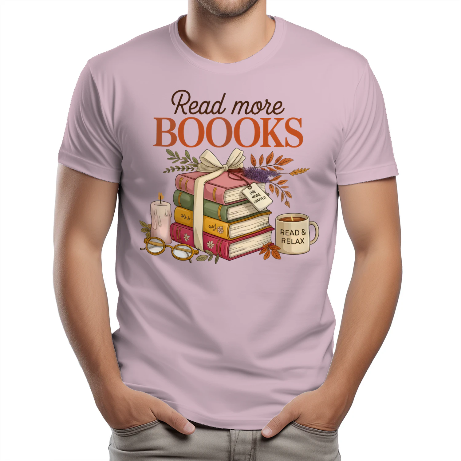 Read More Books Heavy Cotton Light Colors T-shirt 1 Side, Book Club Gildan Tee, Readers Club Shirt, Book Lover Gifts