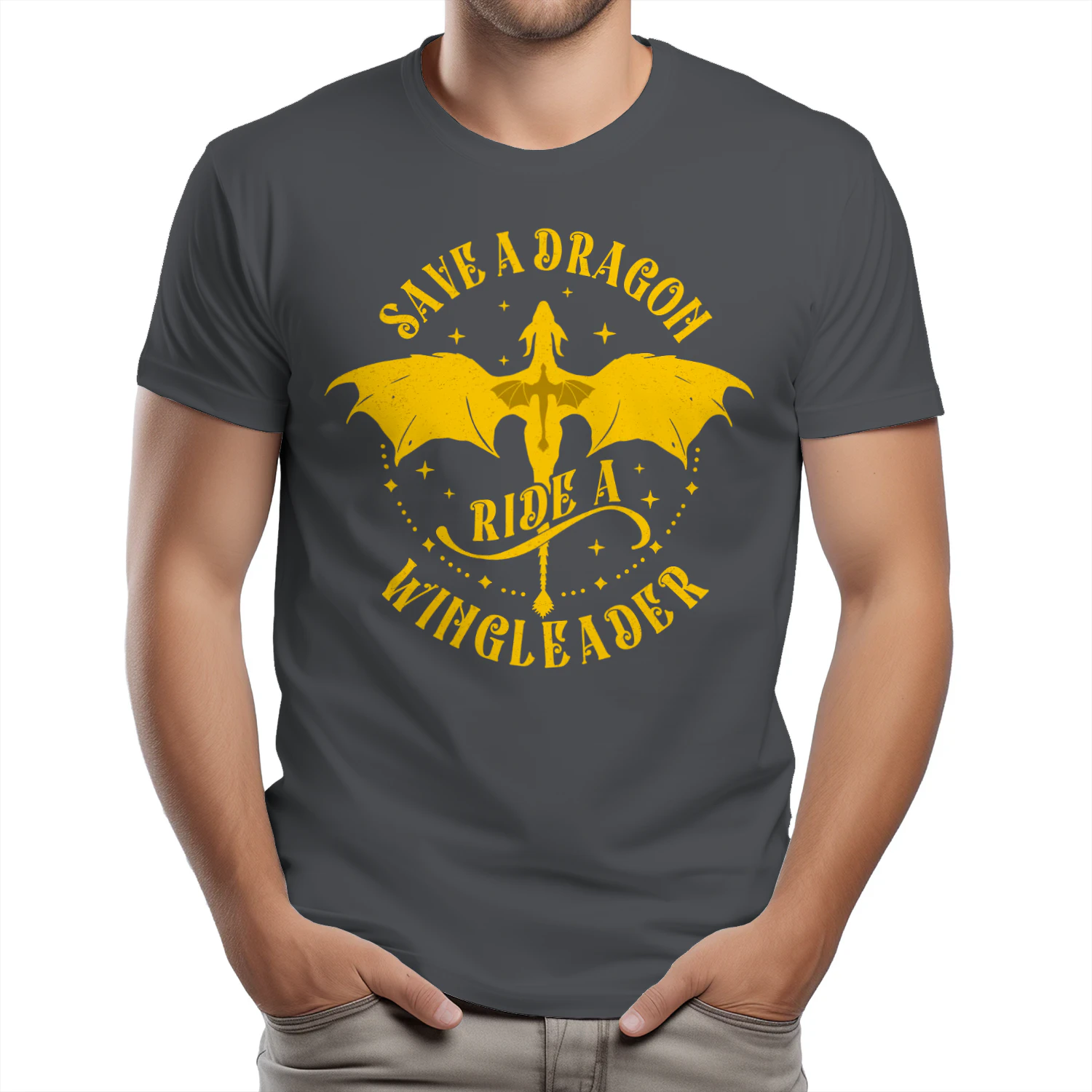 Ride A Wingleader Heavy Cotton Shirt 2 Side, Fourth Wing Tee, Romantasy Shirt, Book Lover Gifts