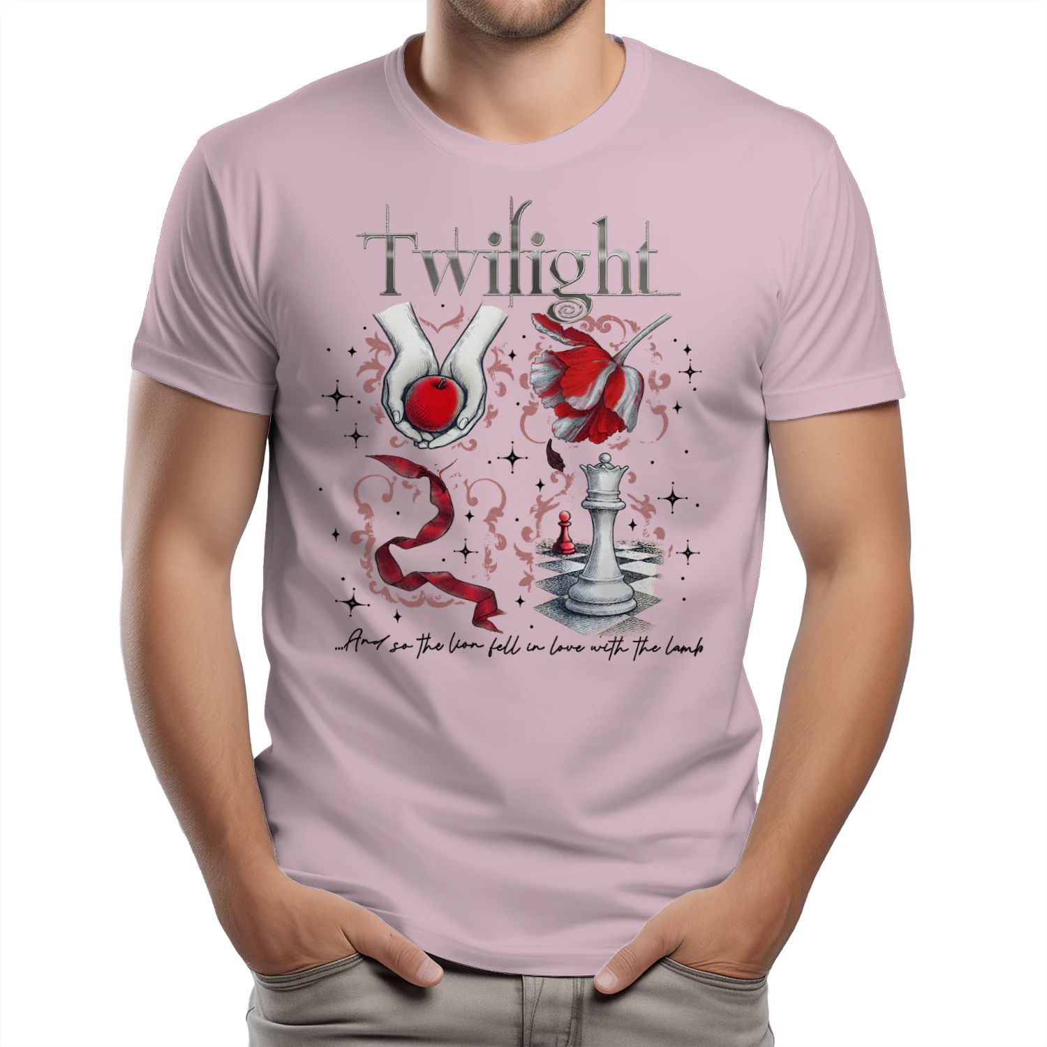 Twilight Series Heavy Cotton Light Colors T-shirt 2 Side, Young Adult Gildan Tee, Fantasy Romance Book Shirt, Book Lover Gifts
