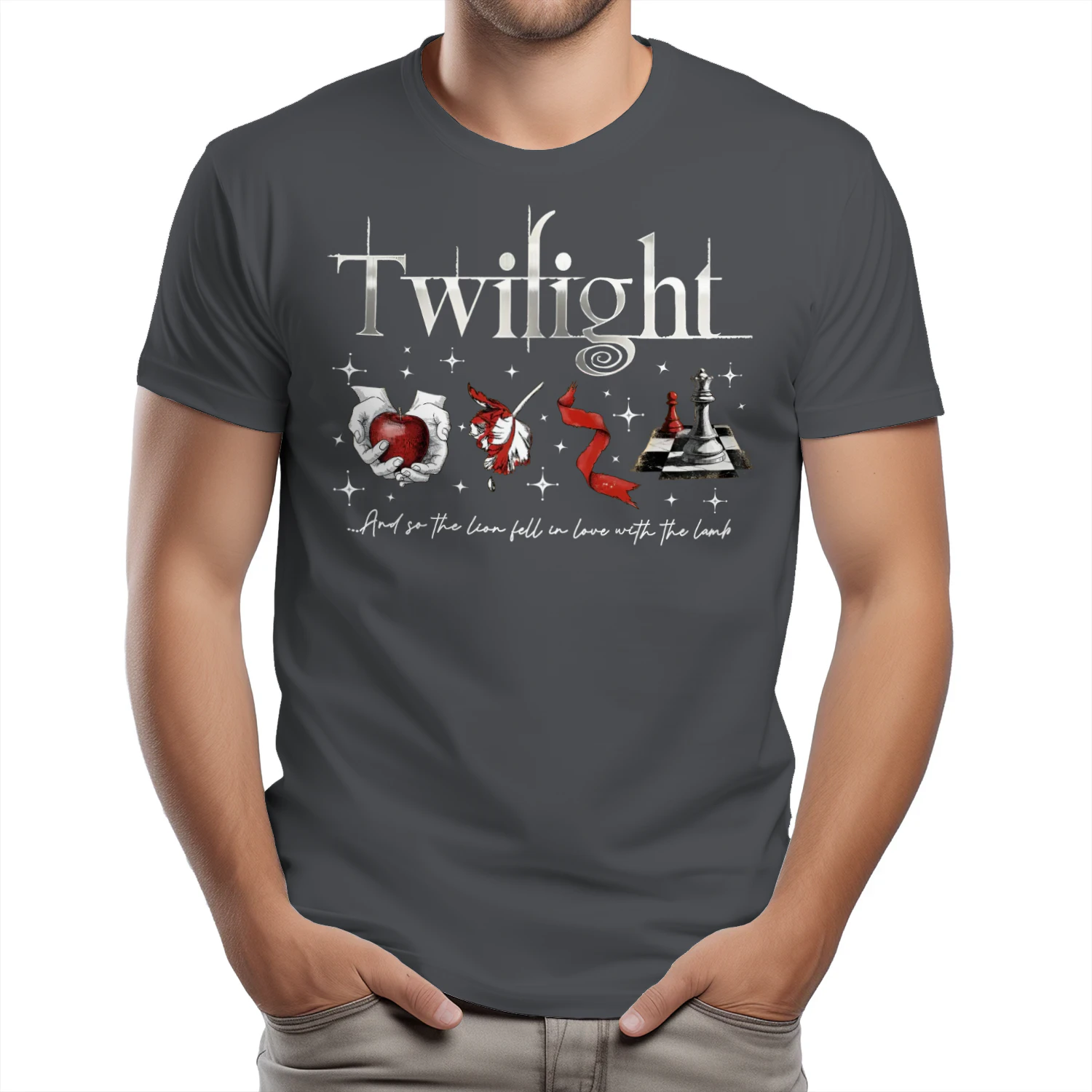 Twilight Series Heavy Cotton Dark Colors T-shirt 2 Side, Young Adult Gildan Tee, Fantasy Romance Book Shirt, Book Lover Gifts