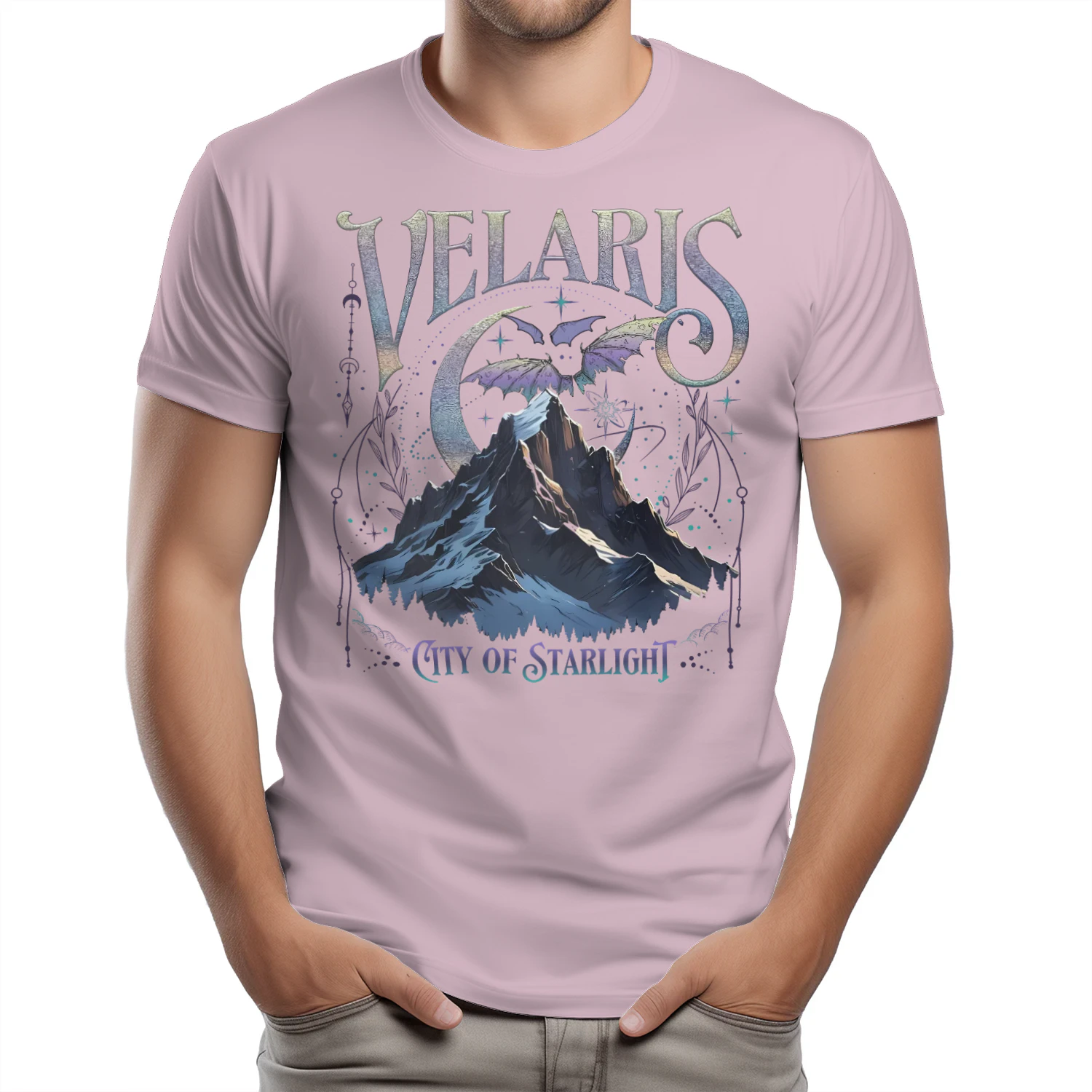 Velaris Acotar Heavy Cotton Light Colors T-shirt 2 Side, City Of Starlight Gildan Tee, Romantasy Readers Shirt, Book Lover Gifts