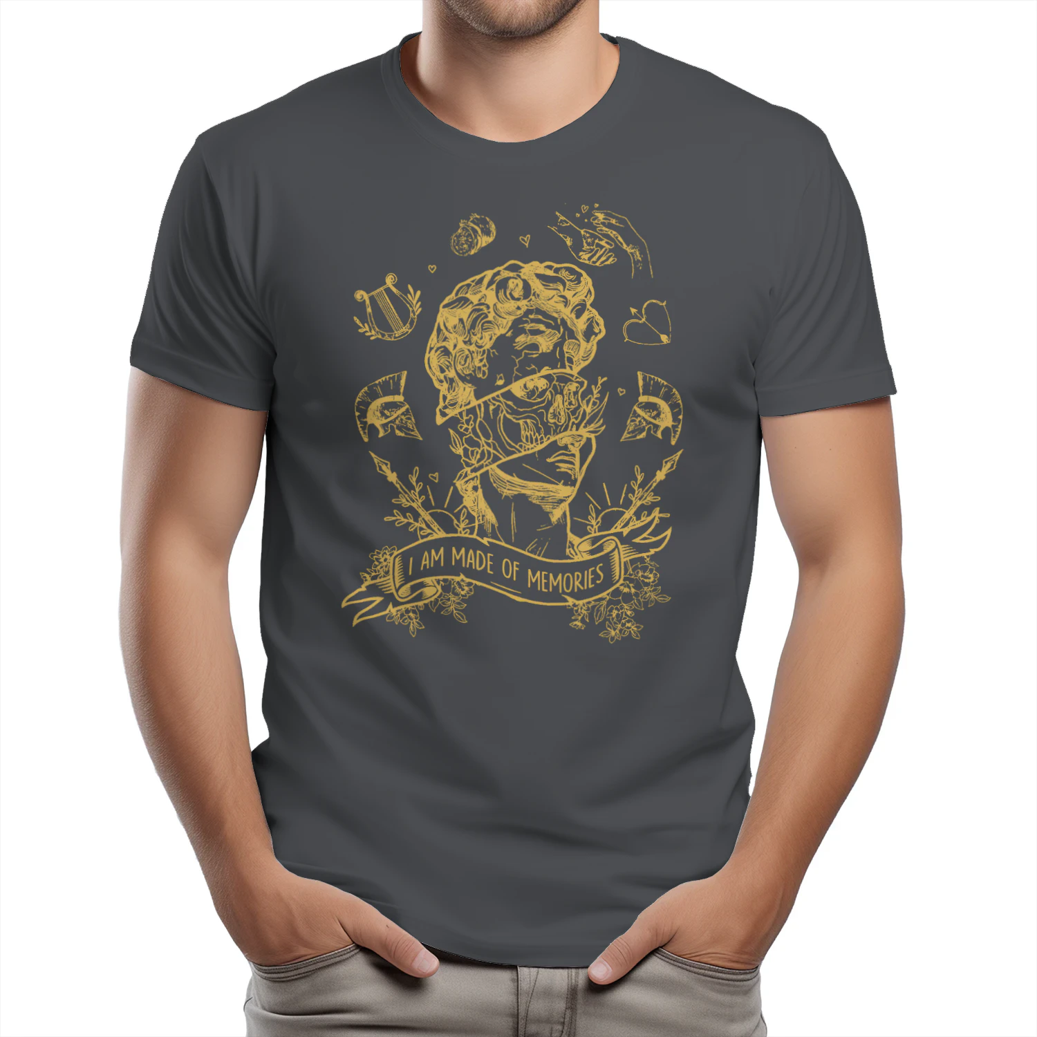 The Song of Achilles Heavy Cotton Dark Colors T-shirt 2 Side, Classic Retellings Gildan Tee, Mythological Retellings Book Shirt, Book Lover Gifts