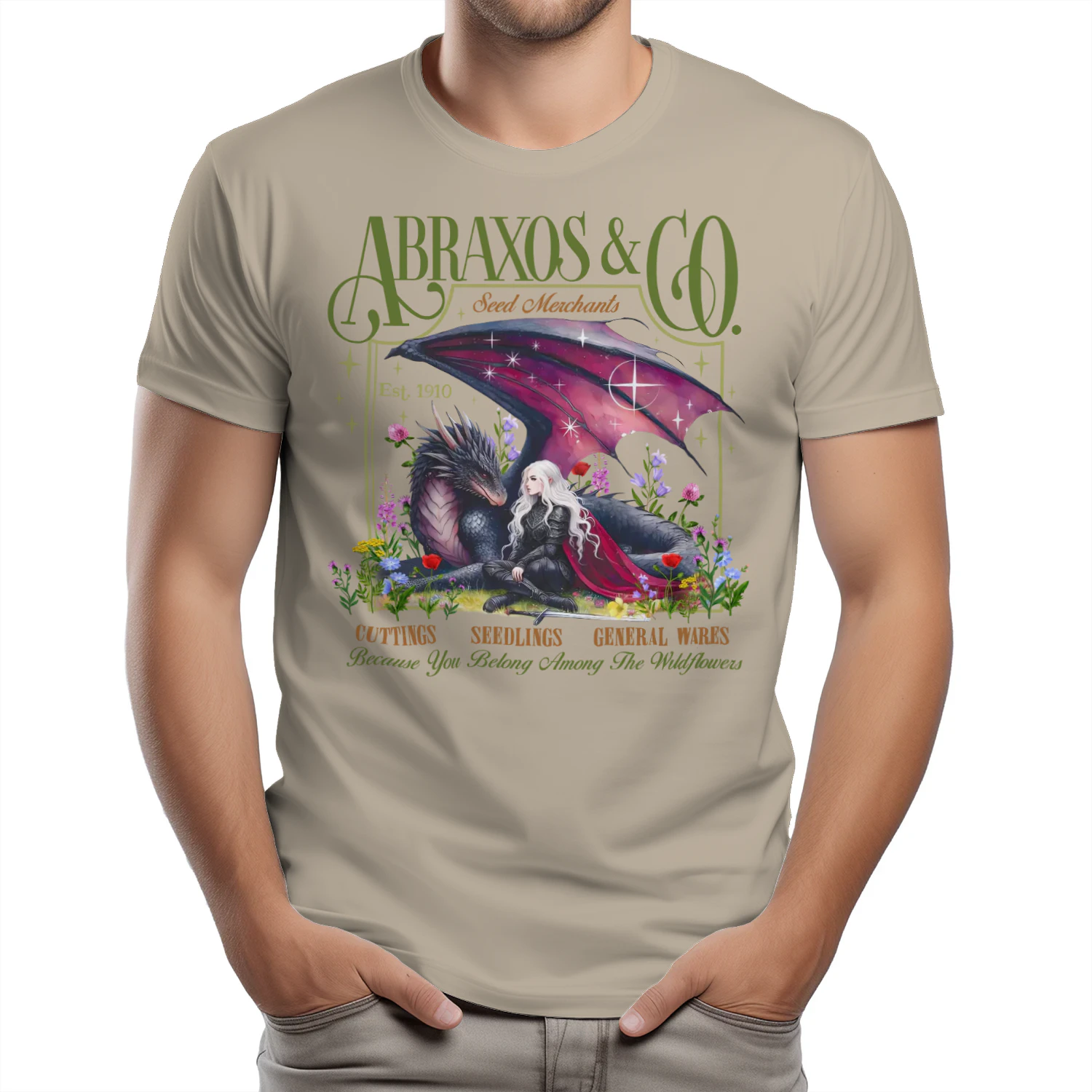 Abraxos Manon Blackbeak Heavy Cotton Light Colors T-shirt 1 Side, Throne of Glass Gildan Tee, High Fantasy Book Shirt, Book Gifts