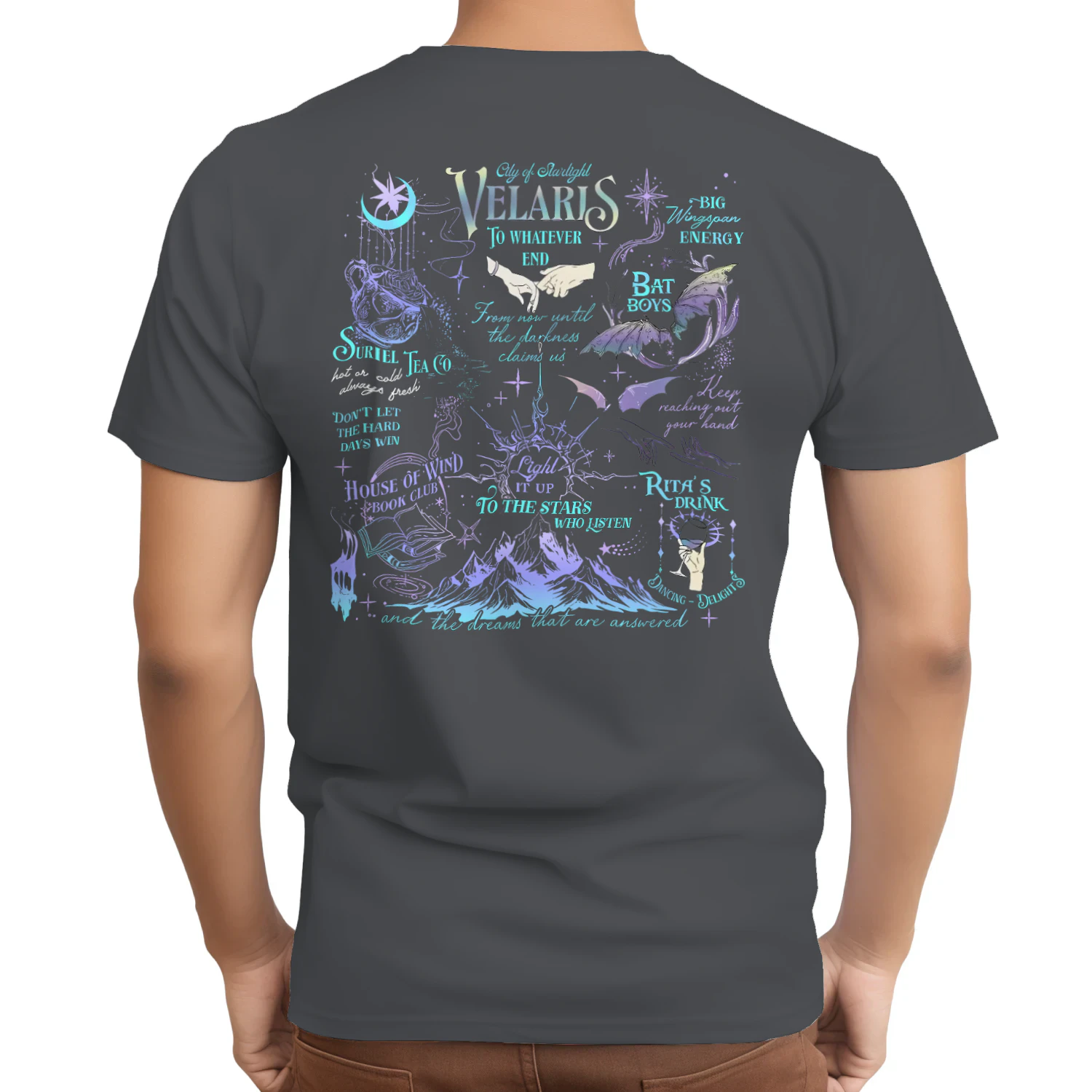 Velaris Acotar Heavy Cotton Dark Colors T-shirt 2 Side, City Of Starlight Gildan Tee, Romantasy Readers Shirt, Book Lover Gifts