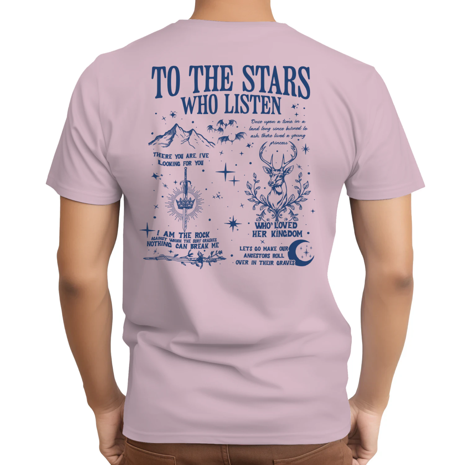 Velaris City Of Starlight Heavy Cotton Light Colors T-shirt 2 Side, ACOTAR Gildan Tee, Fantasy Romance Book Shirt, Book Lover Gifts