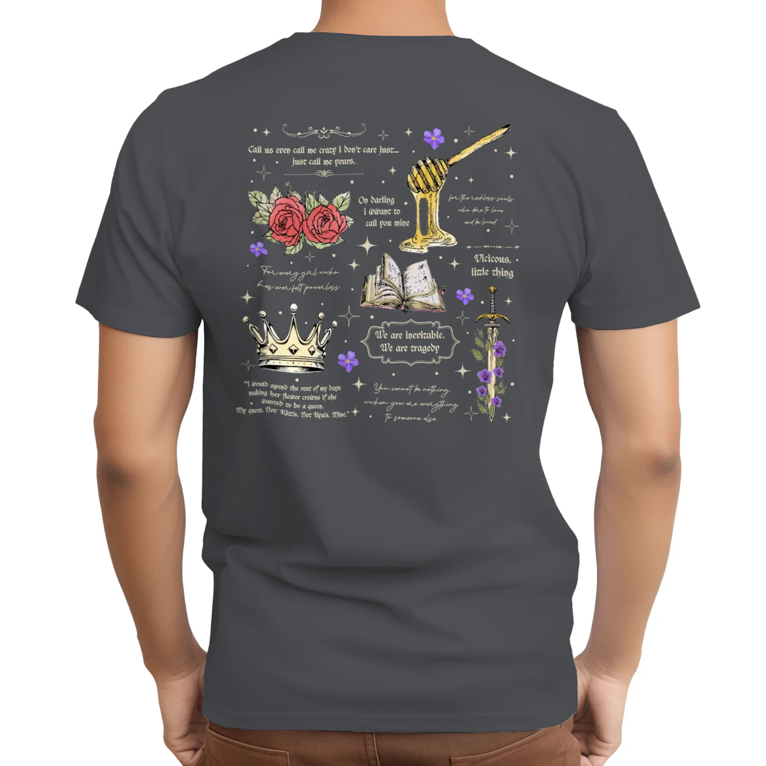 My Weekend Is Fully Booked Heavy Cotton Dark Colors T-shirt 2 Side, Fearless The Powerless Trilogy Gildan Tee, Young Adult Book Shirt, Book Lover Gifts