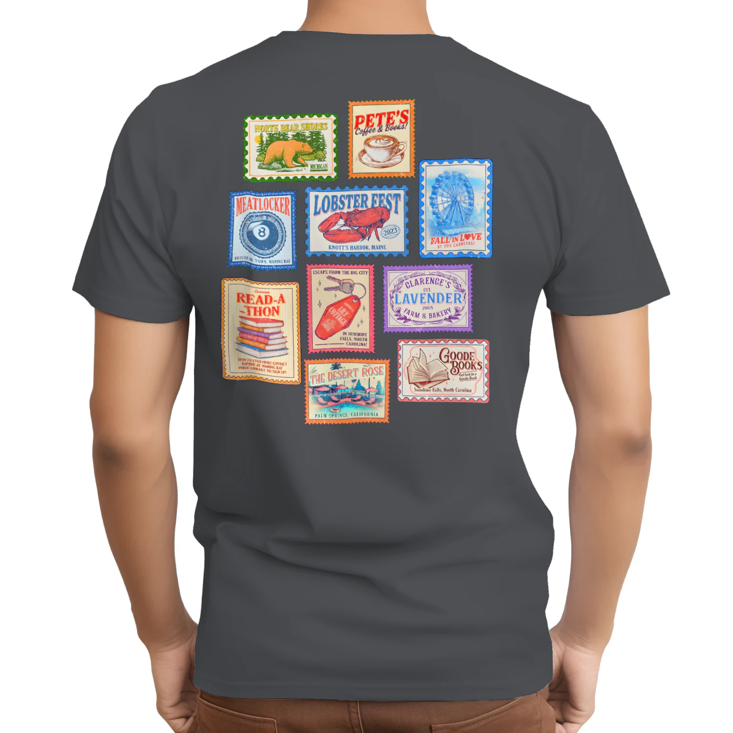 Literature Book Heavy Cotton Shirt 2 Side, Novels Book Tee, Series Book Shirt, Book Lover Gifts