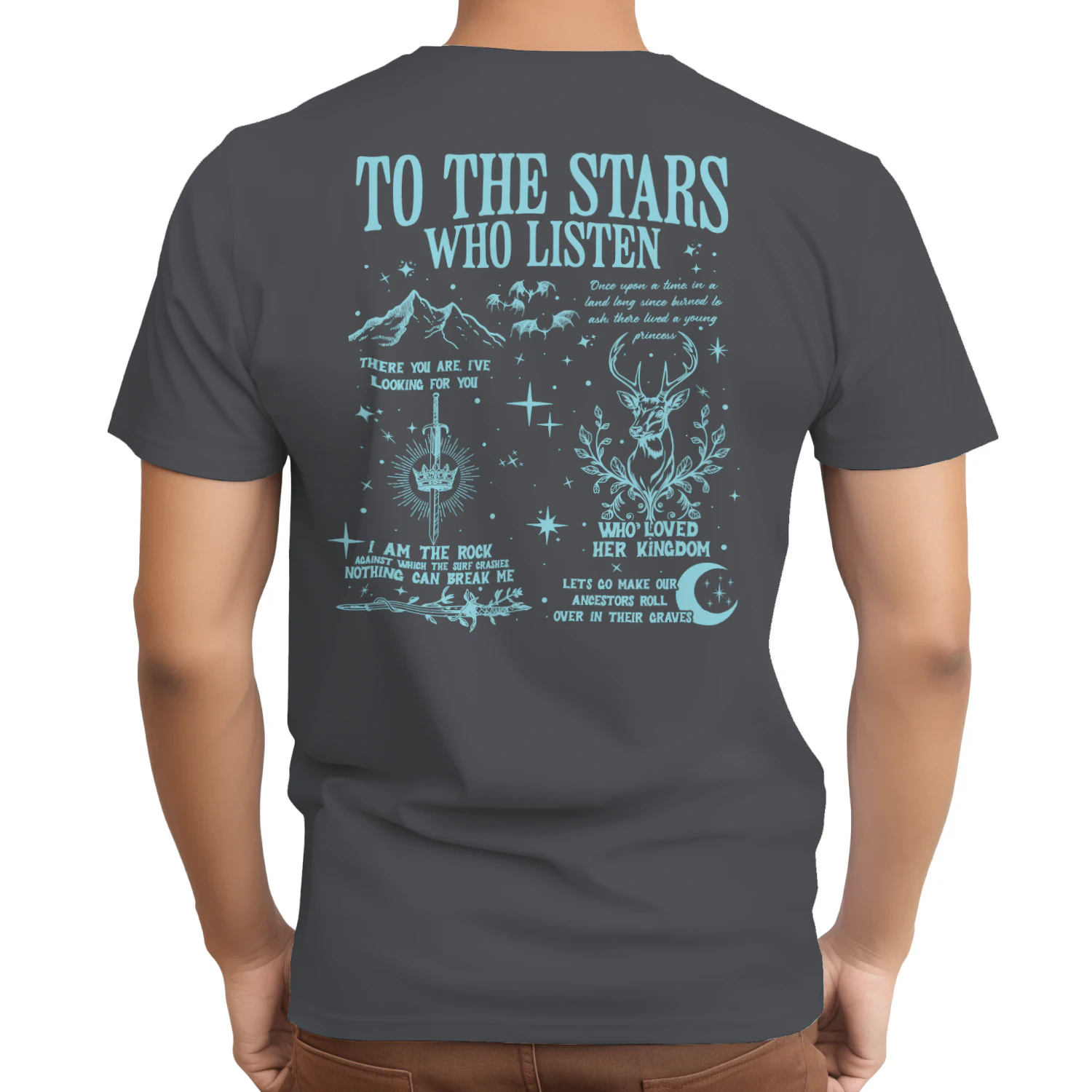Velaris City Of Starlight Heavy Cotton Dark Colors T-shirt 2 Side, ACOTAR Gildan Tee, Fantasy Romance Book Shirt, Book Lover Gifts