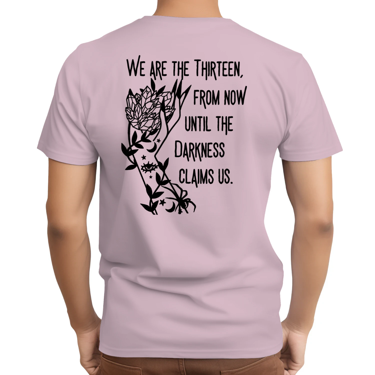 Abraxos Flower Heavy Cotton Light Colors T-shirt 2 Side, Throne of Glass Gildan Tee, Epic High Fantasy Book Shirt, Book Lover Gifts