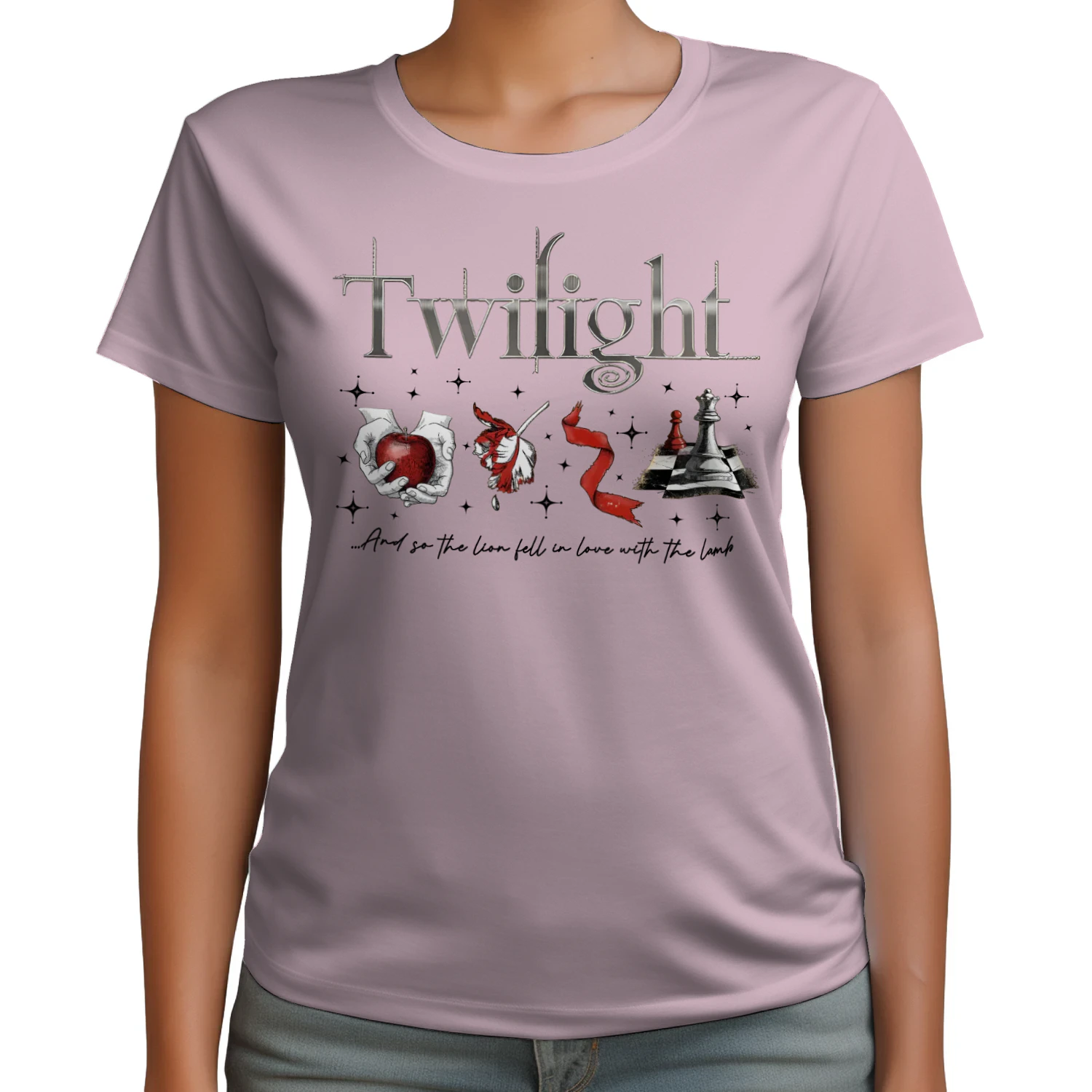Twilight Series Heavy Cotton Light Colors T-shirt 2 Side, Young Adult Gildan Tee, Fantasy Romance Book Shirt, Book Lover Gifts