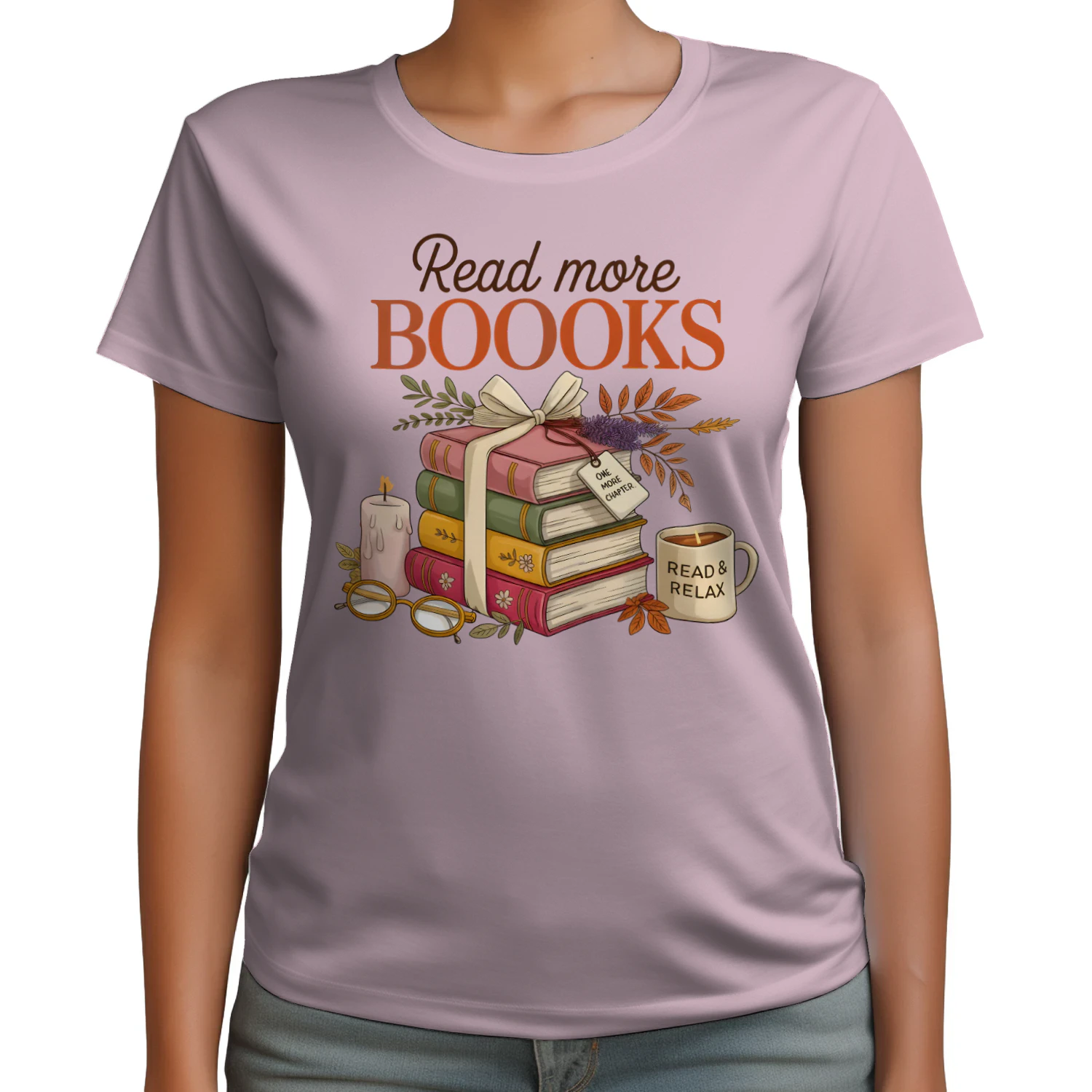 Read More Books Heavy Cotton Light Colors T-shirt 1 Side, Book Club Gildan Tee, Readers Club Shirt, Book Lover Gifts