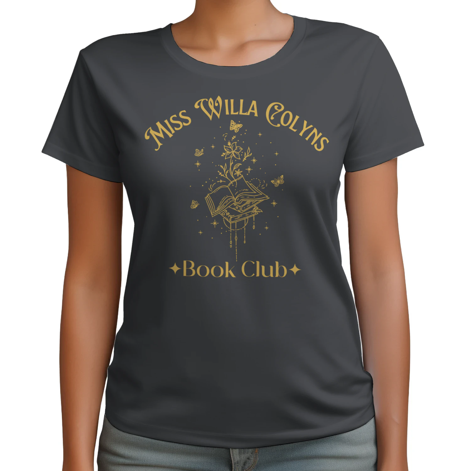 Miss Willa Colyns Heavy Cotton Dark Colors T-shirt 1 Side, The Shepherd King Gildan Tee, Dark Fantasy Shirt, Book Lover Gifts