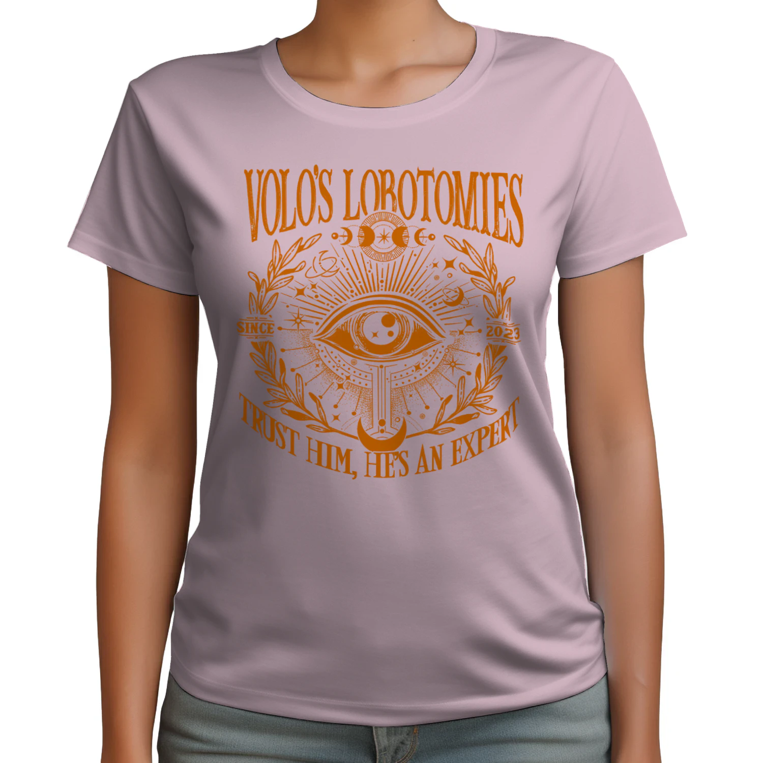 Volo’s Lobotomies Heavy Cotton Light Colors T-shirt 1 Side, High Fantasy Gildan Tee, Tabletop RPG Lore Shirt, Book Lover Gifts
