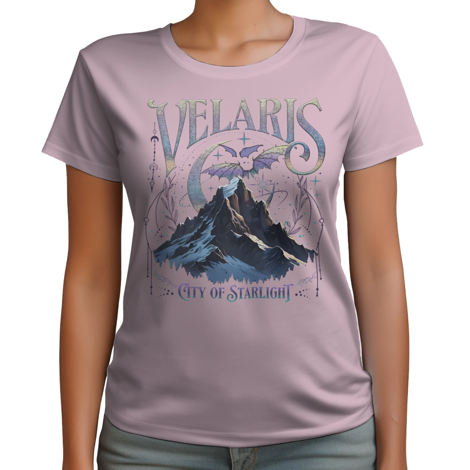 Velaris Acotar Heavy Cotton Light Colors T-shirt 2 Side, City Of Starlight Gildan Tee, Romantasy Readers Shirt, Book Lover Gifts