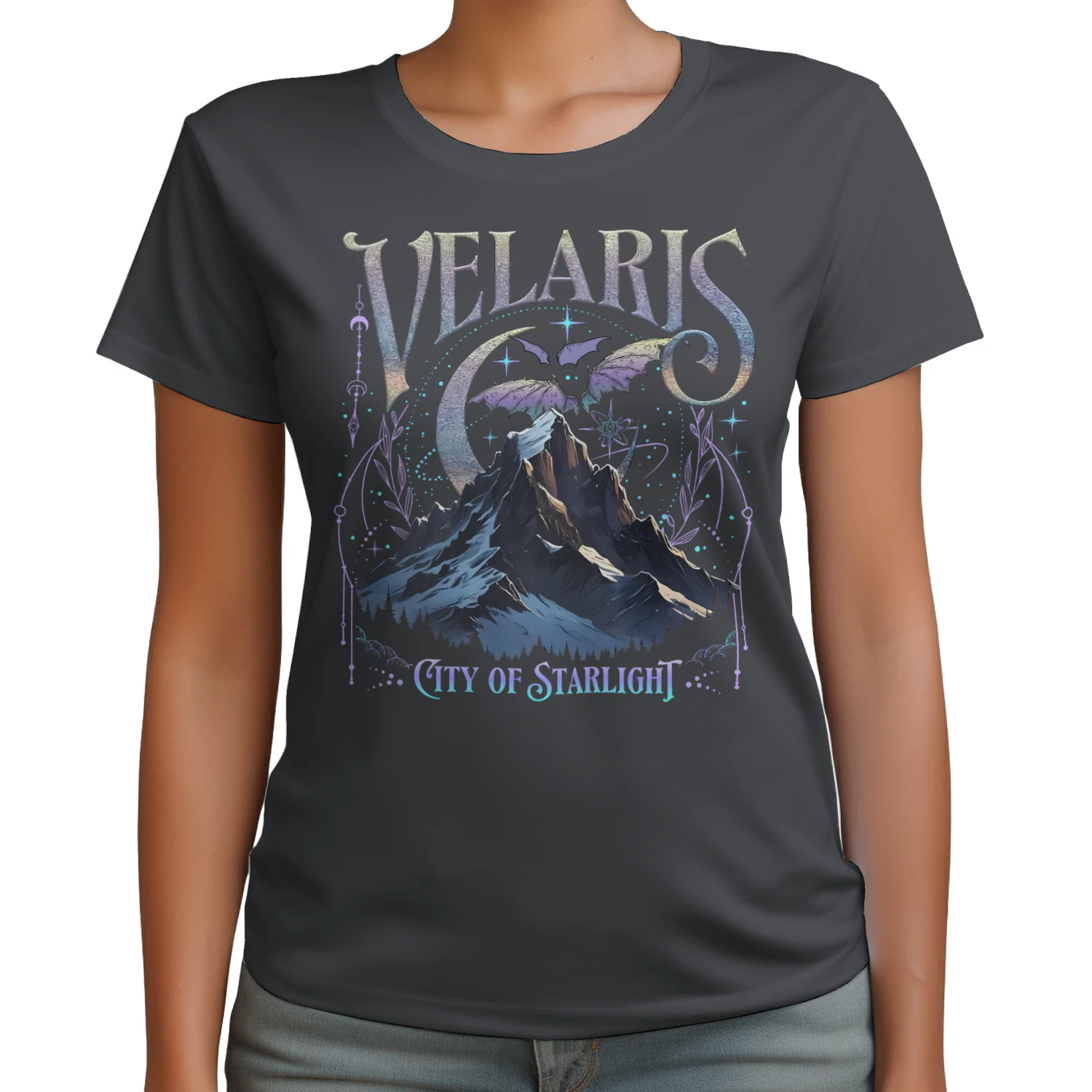 Velaris Acotar Heavy Cotton Dark Colors T-shirt 2 Side, City Of Starlight Gildan Tee, Romantasy Readers Shirt, Book Lover Gifts