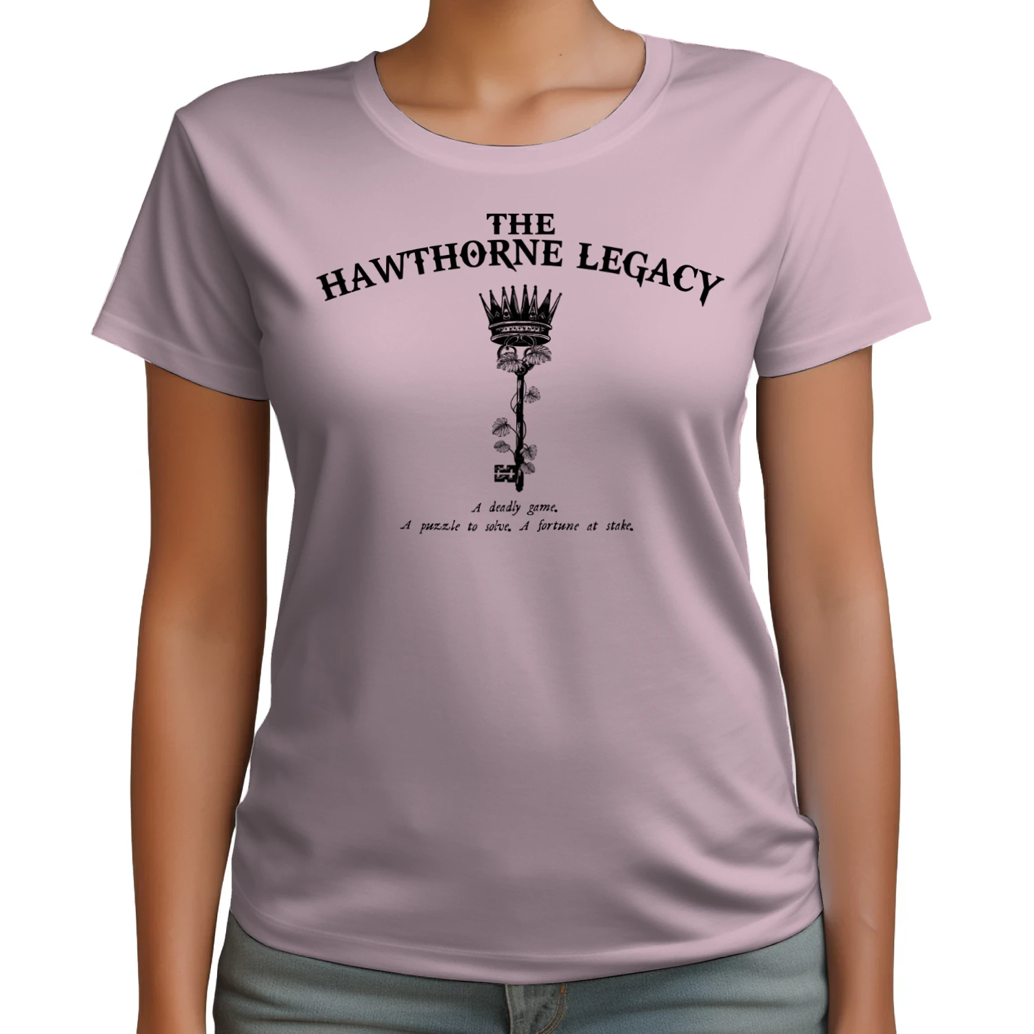 The Hawthorne Legacy Heavy Cotton Light Colors T-shirt 1 Side, The Inheritance Games Gildan Tee, YA Romance Club Shirt, Book Lover Gifts