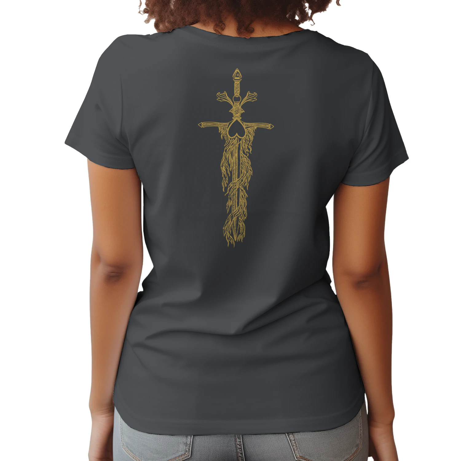 Fire Breathing Heavy Cotton Dark Colors T-shirt 2 Side, Throne of Glass Gildan Tee, Epic High Fantasy Book Shirt, Book Lover Gifts