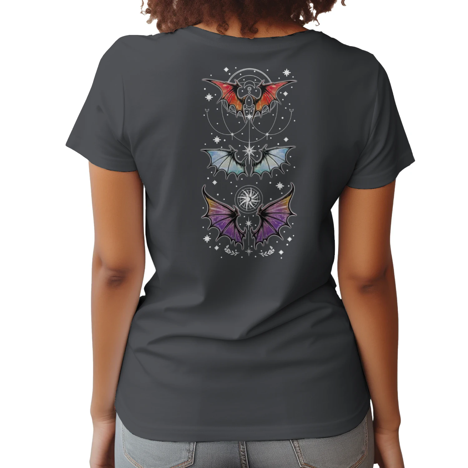 Book Girl Summer Heavy Cotton Dark Colors T-shirt 2 Side, ACOTAR Series Gildan Tee, Romantasy Book Shirt, Book Lover Gifts