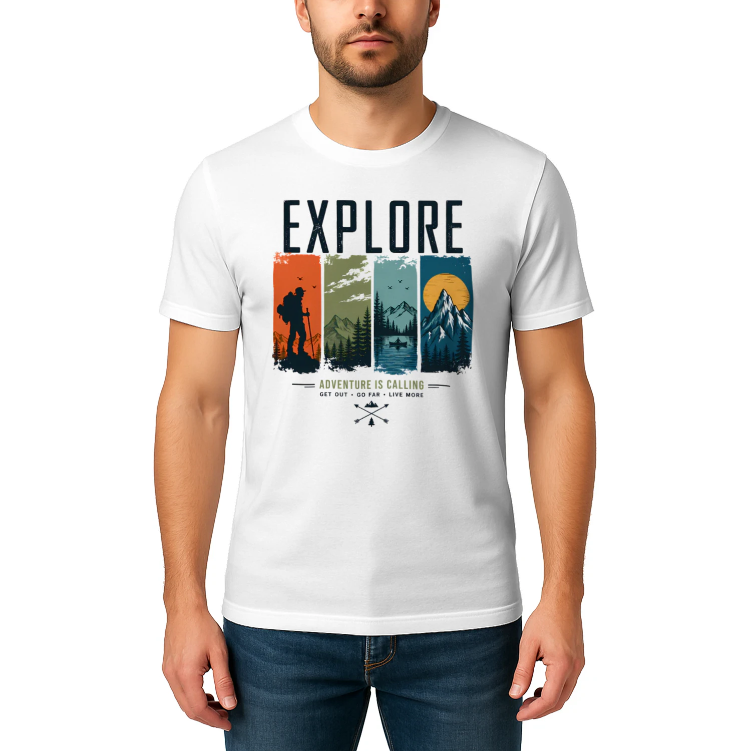 Explore Adventure Shirt, Hiking Mountain Shirt